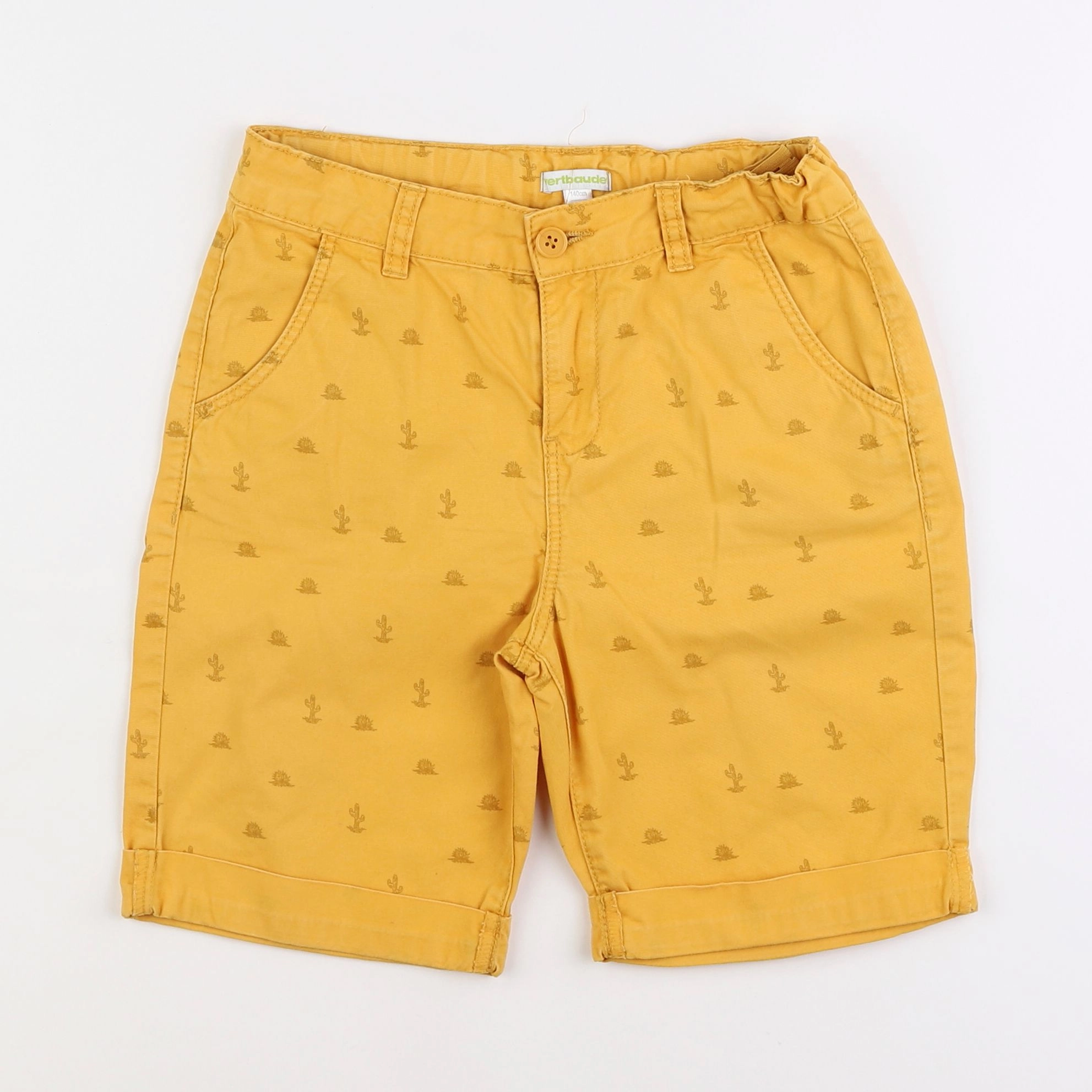 Vertbaudet - short jaune - 10 ans