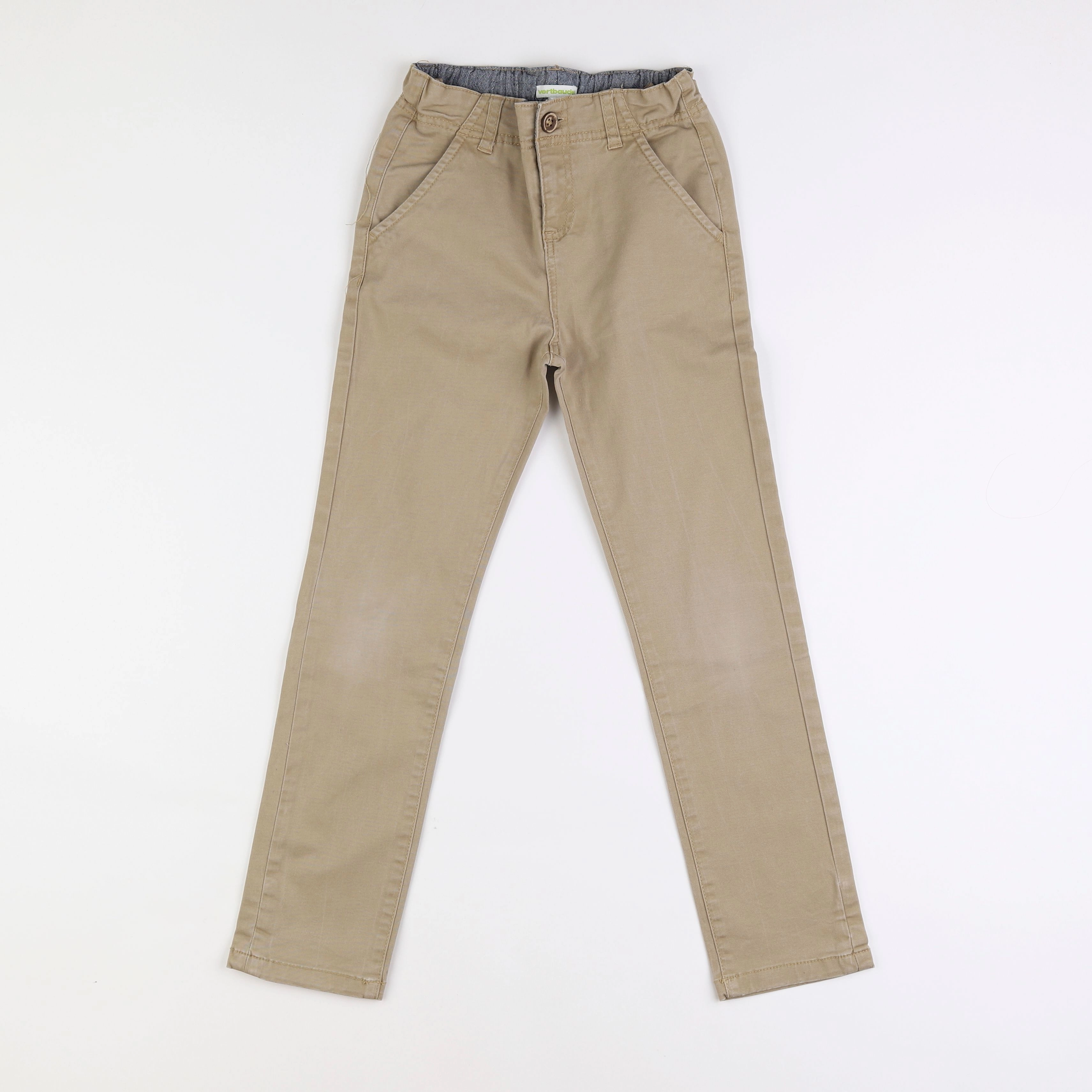 Vertbaudet - pantalon beige - 9 ans