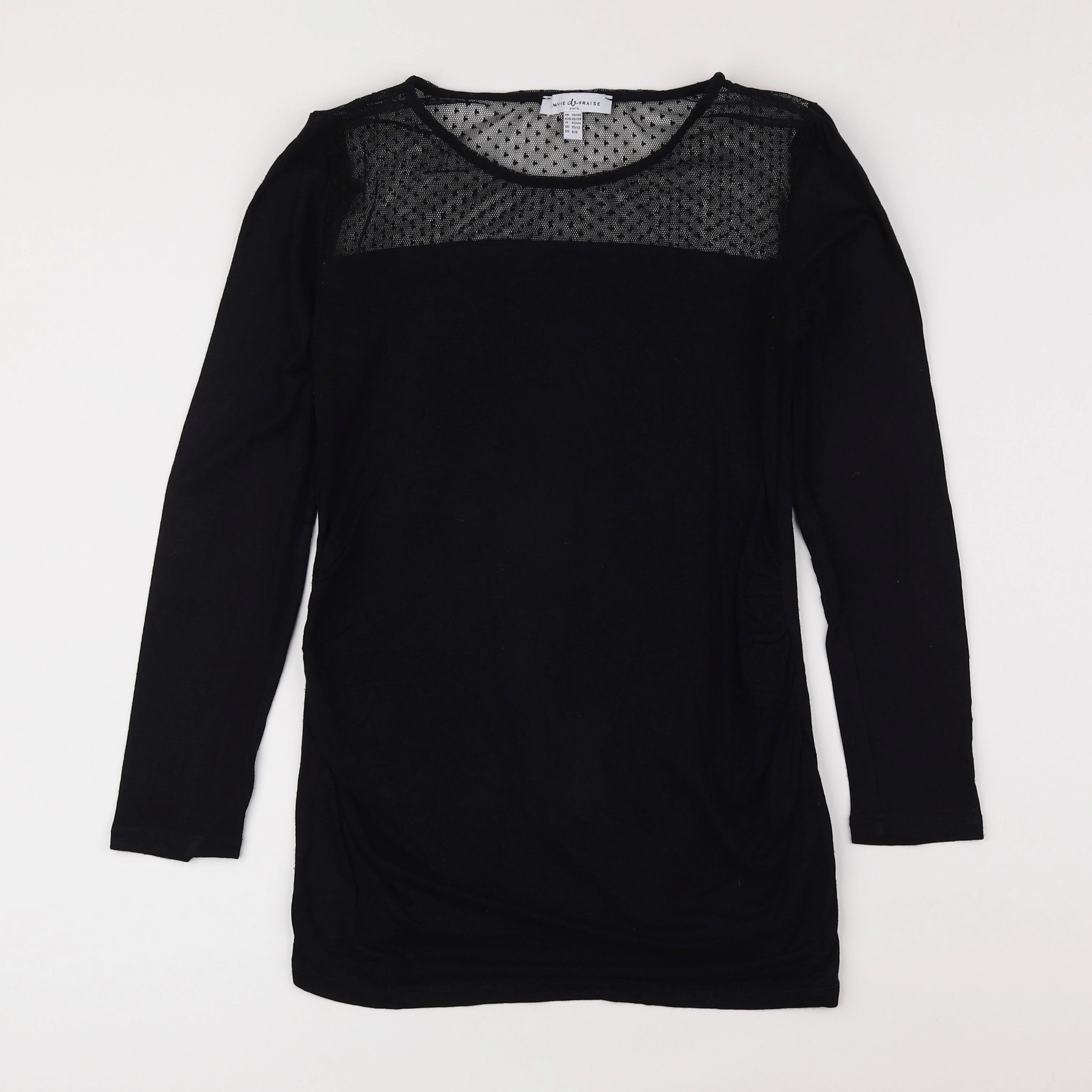 Envie de fraise - tee-shirt grossesse noir - 42 à 44