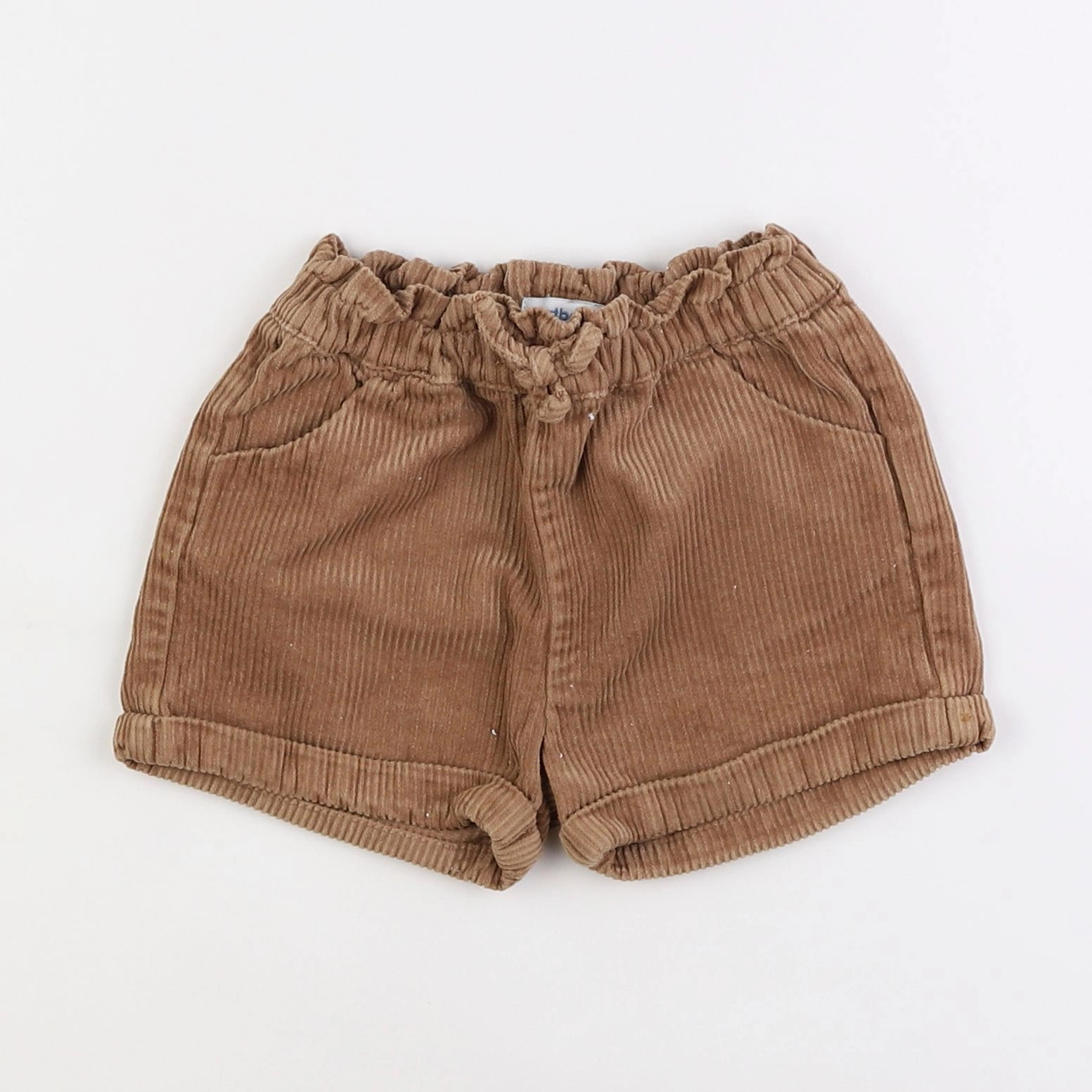 Vertbaudet - short marron - 2 ans