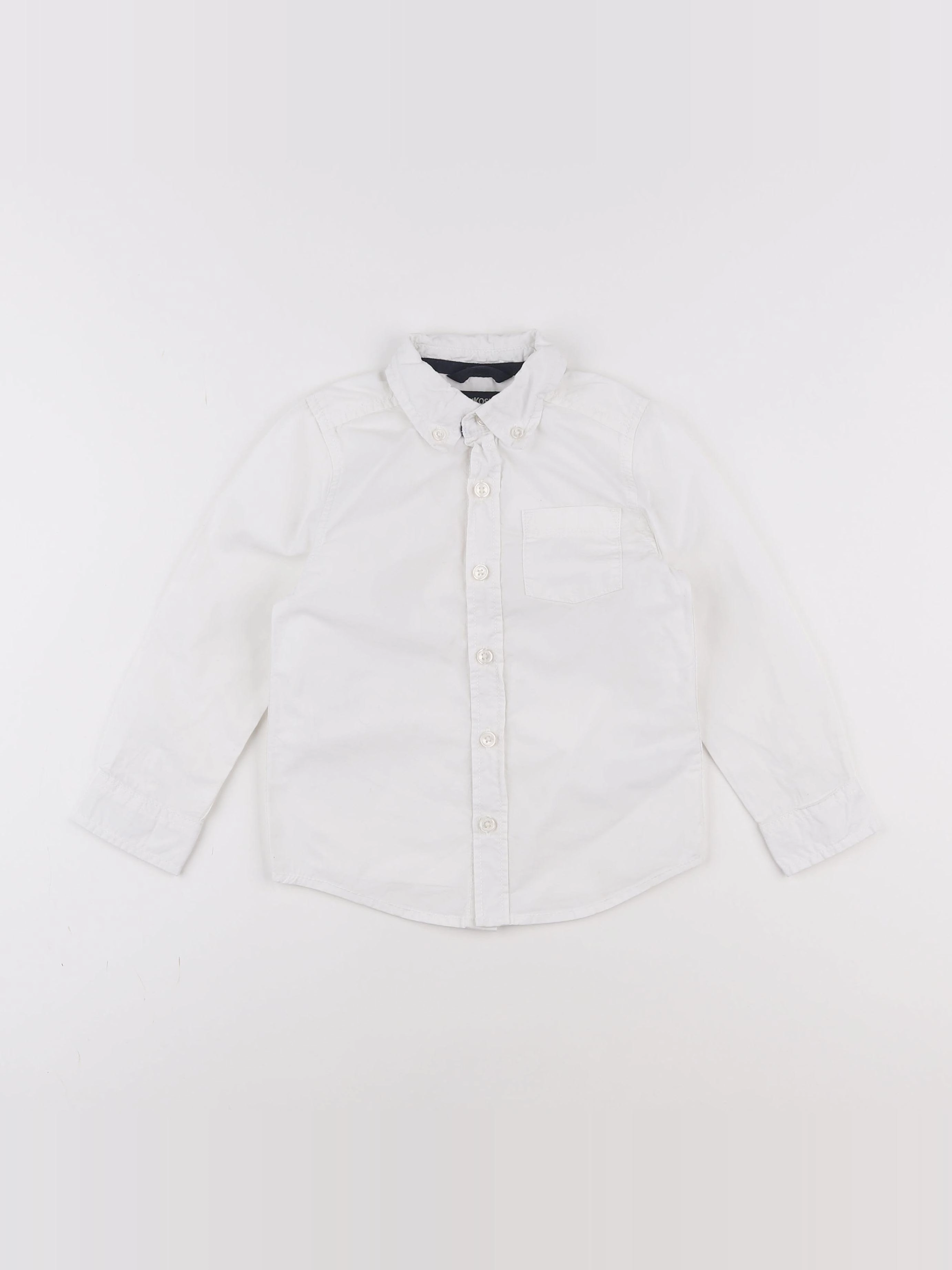 Oshkosh - chemise blanc - 3 ans