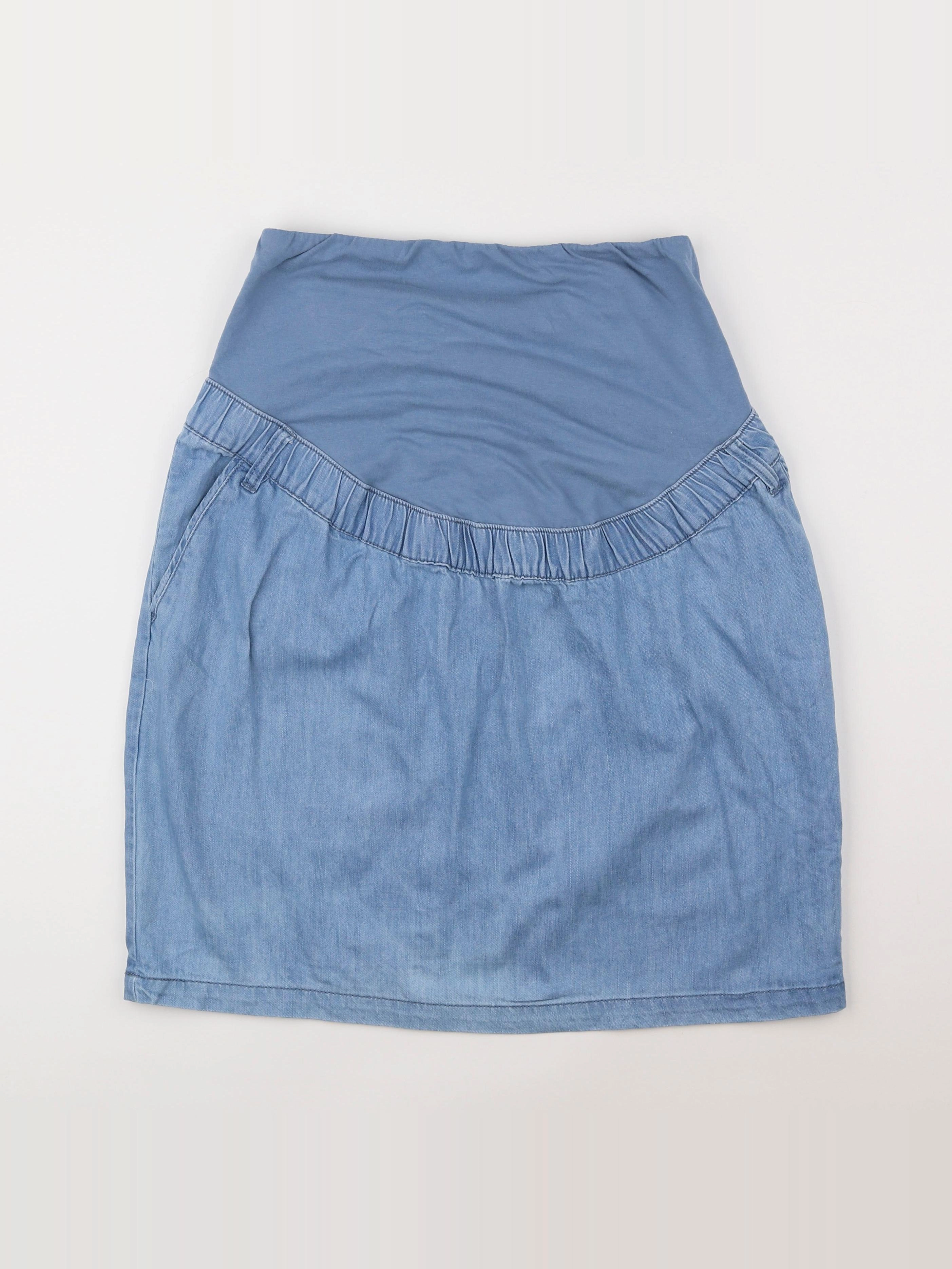 Vertbaudet - jupe grossesse bleu - 40