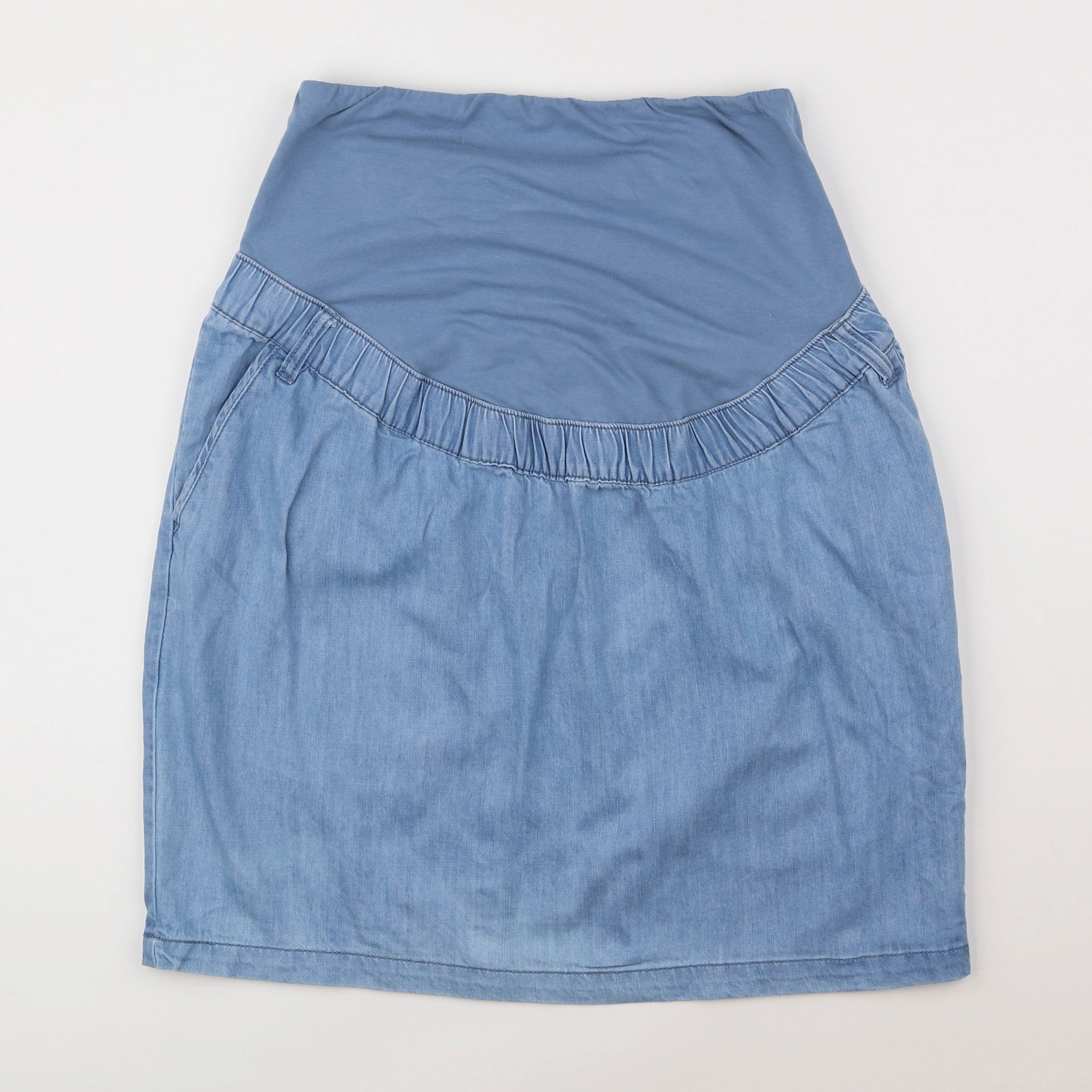Vertbaudet - jupe grossesse bleu - 40
