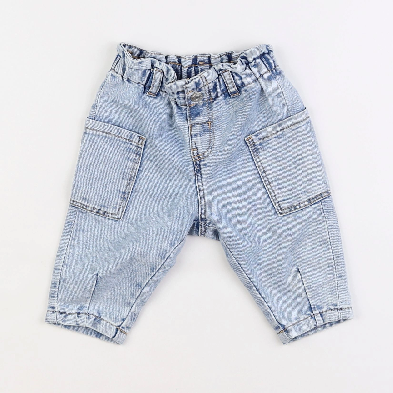 H&M - jean bleu - 6 mois