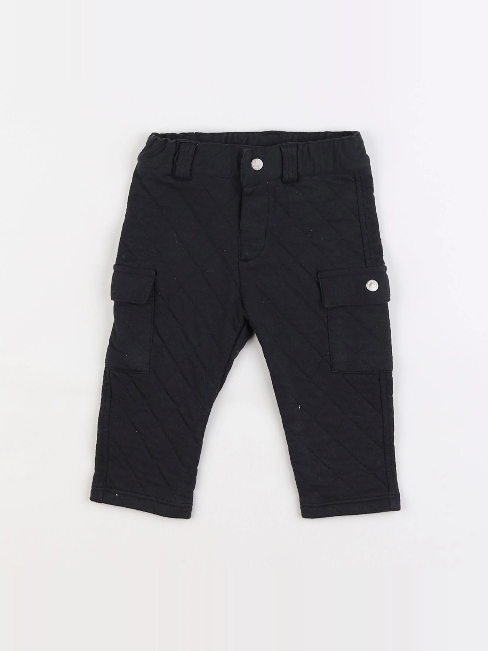 Petit Bateau - pantalon bleu - 6 mois