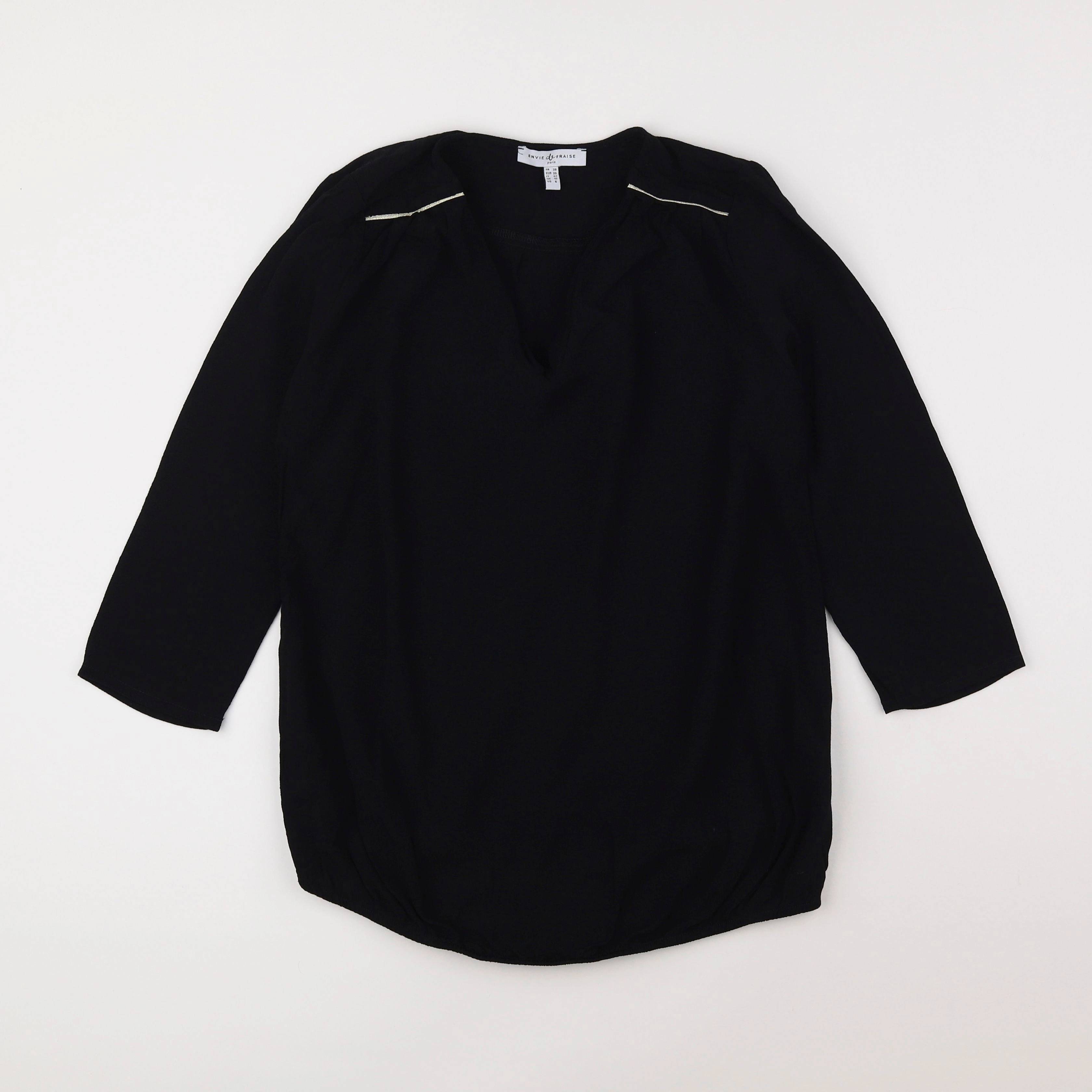 Envie de fraise - blouse grossesse noir - 38