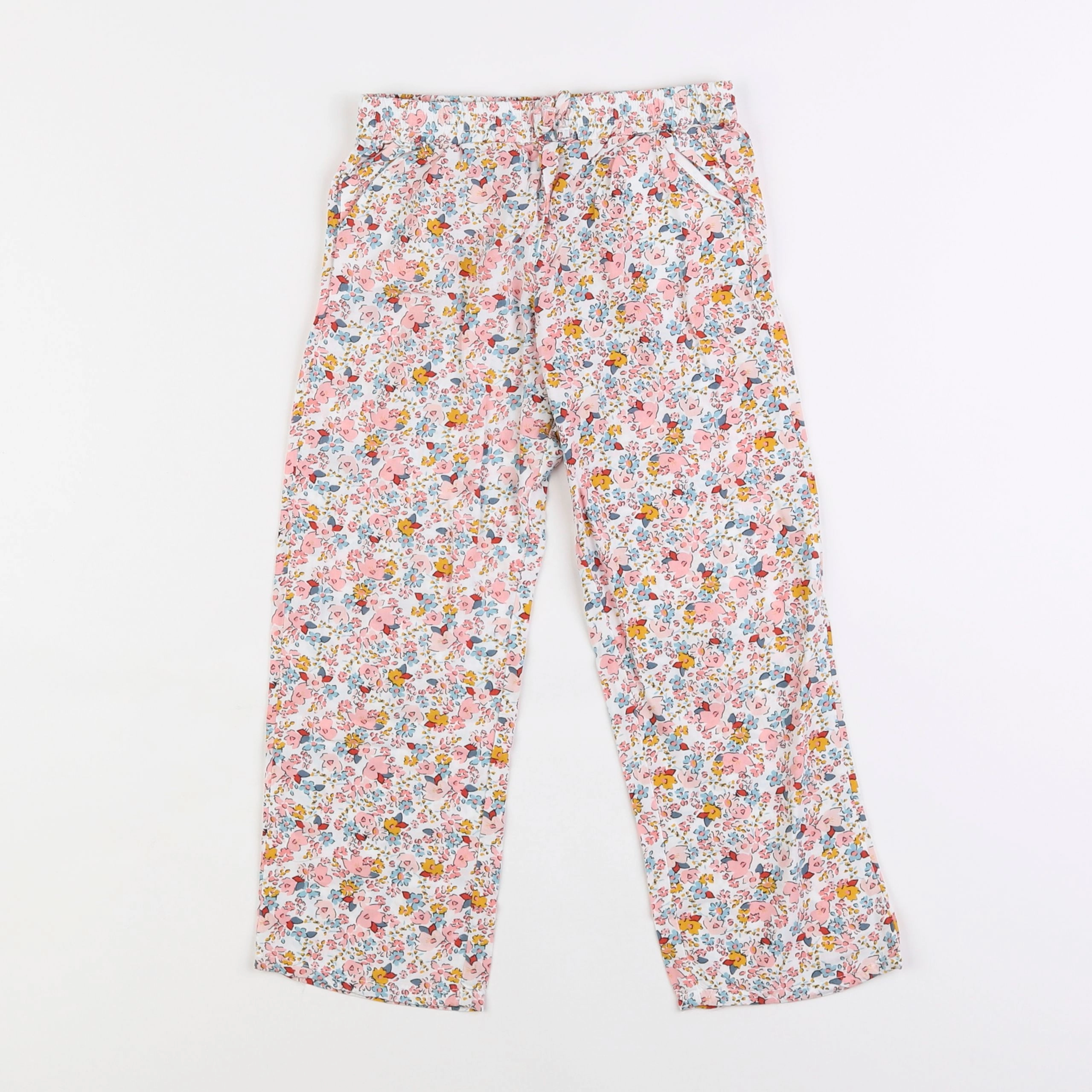 Vertbaudet - pantalon rose, bleu - 5 ans