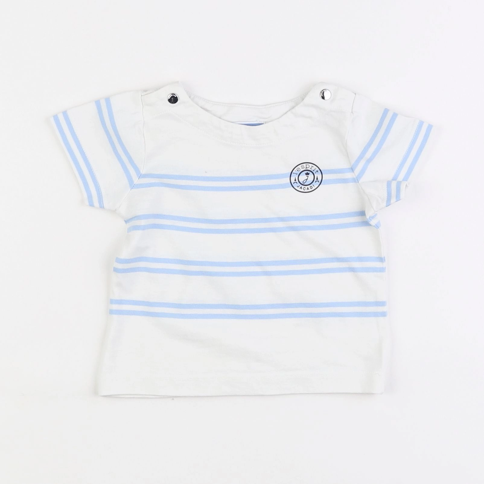 Jacadi - tee-shirt coton bleu - 6 mois