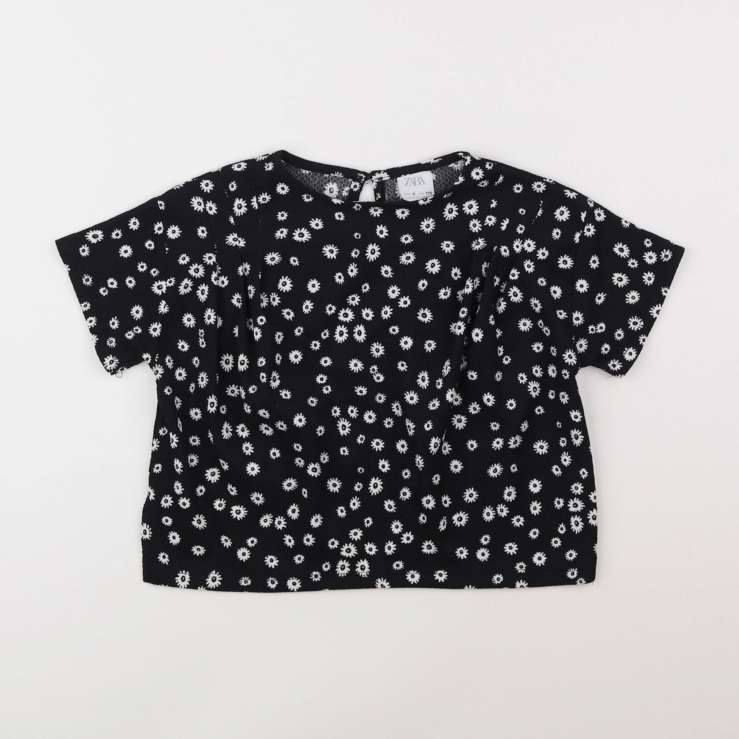 Zara - blouse noir - 6 ans