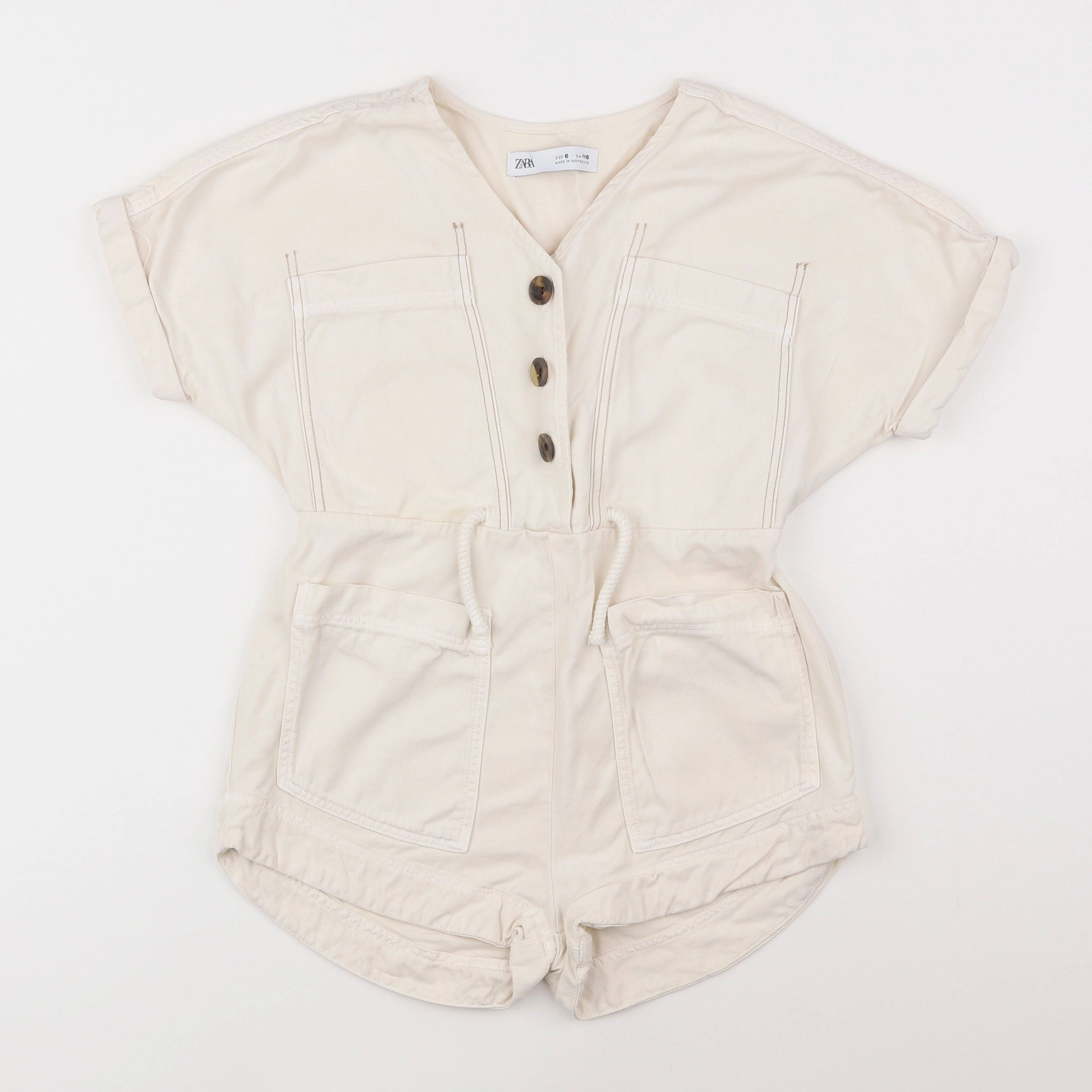 Zara - combinaison beige - 6 ans