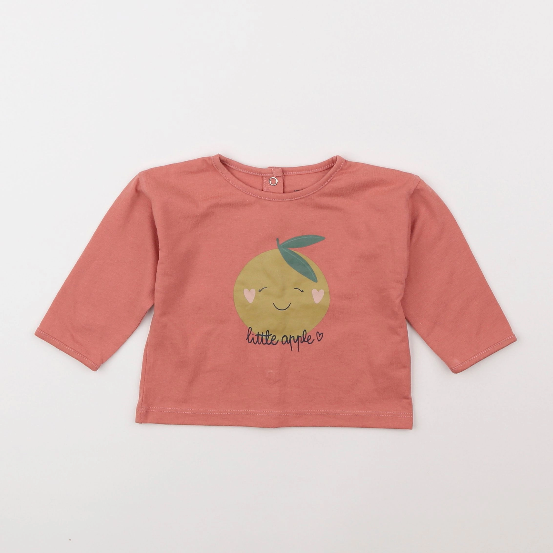 Vertbaudet - tee-shirt rose - 6 mois