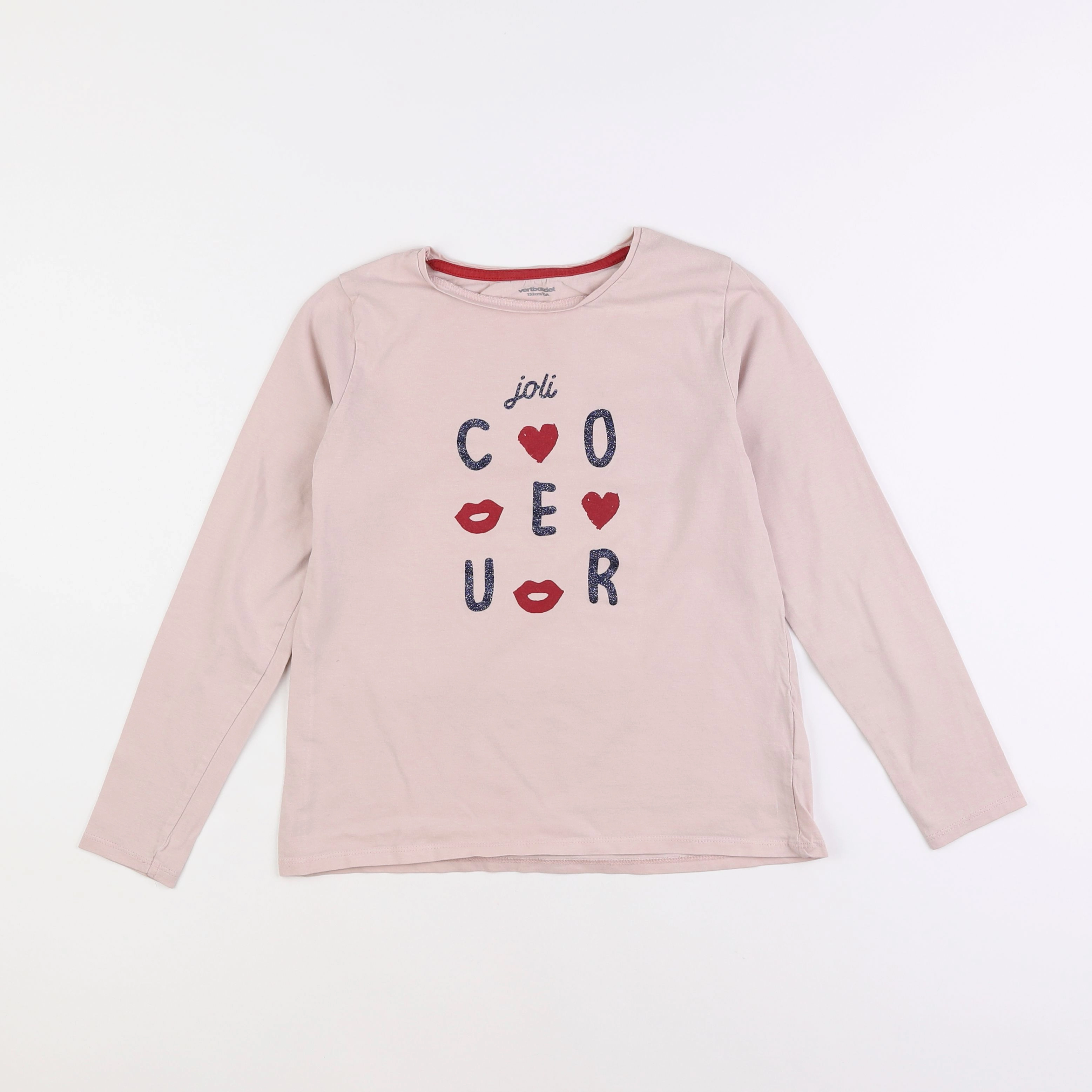 Vertbaudet - tee-shirt rose - 12 ans