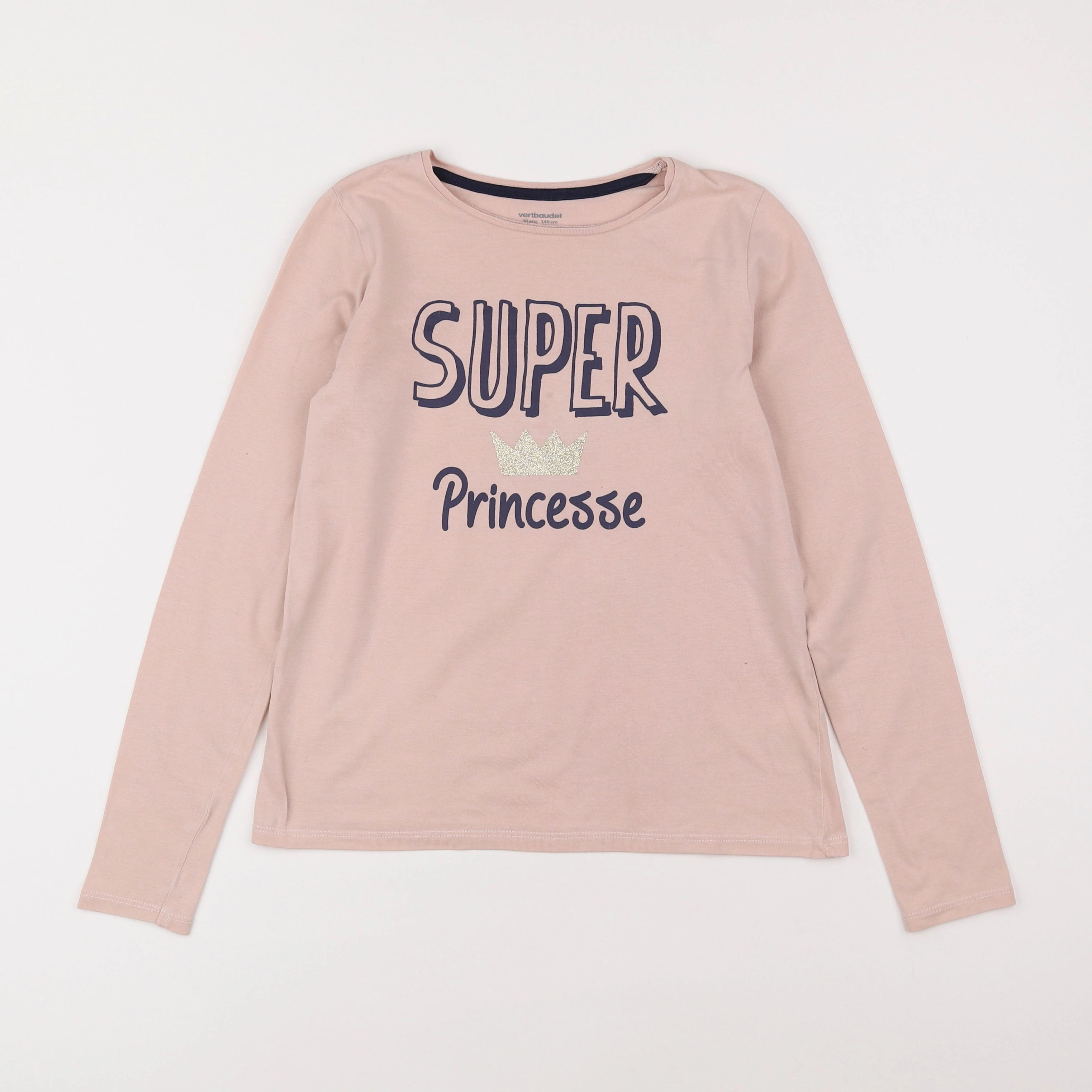 Vertbaudet - tee-shirt rose - 10 ans