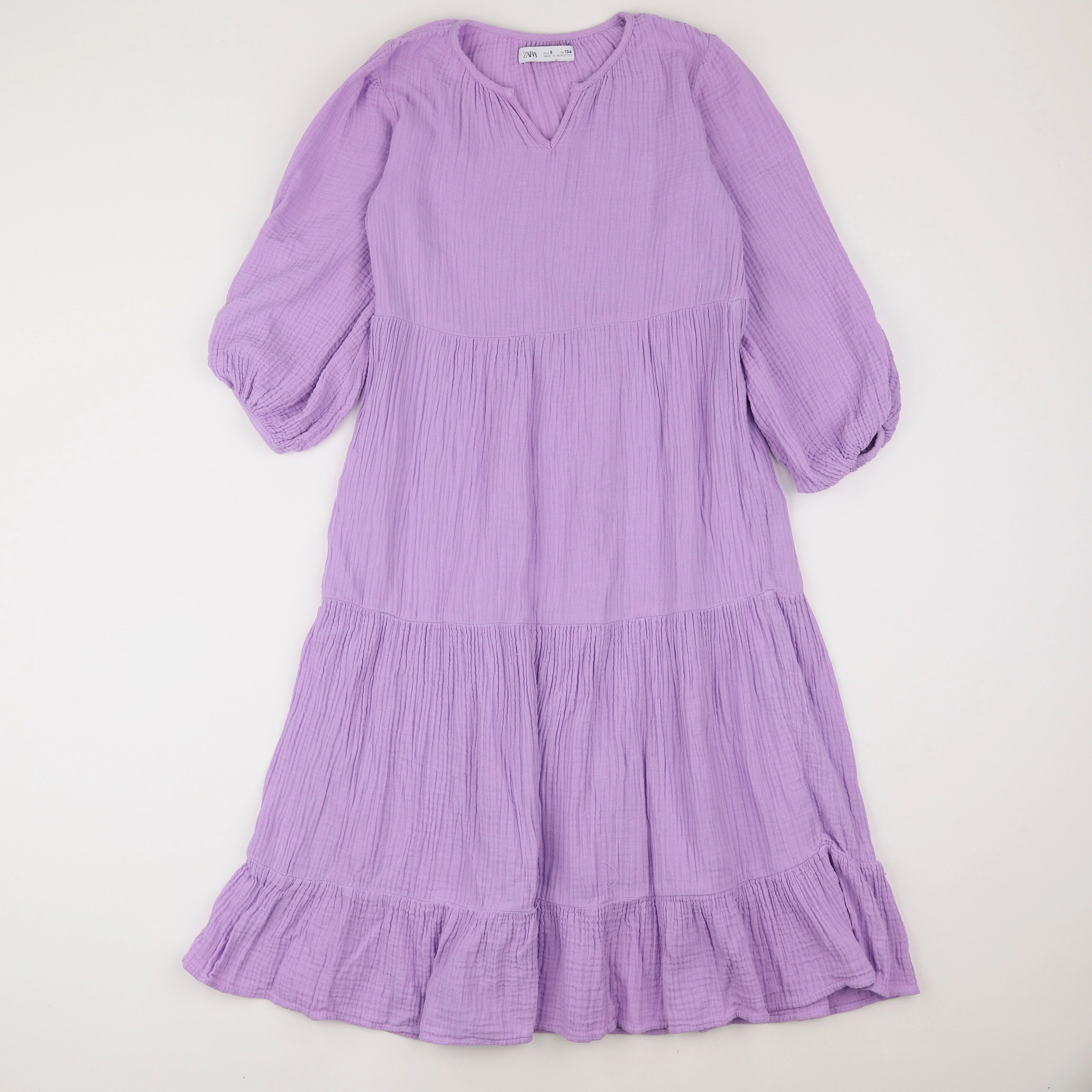 Zara - robe violet - 9 ans