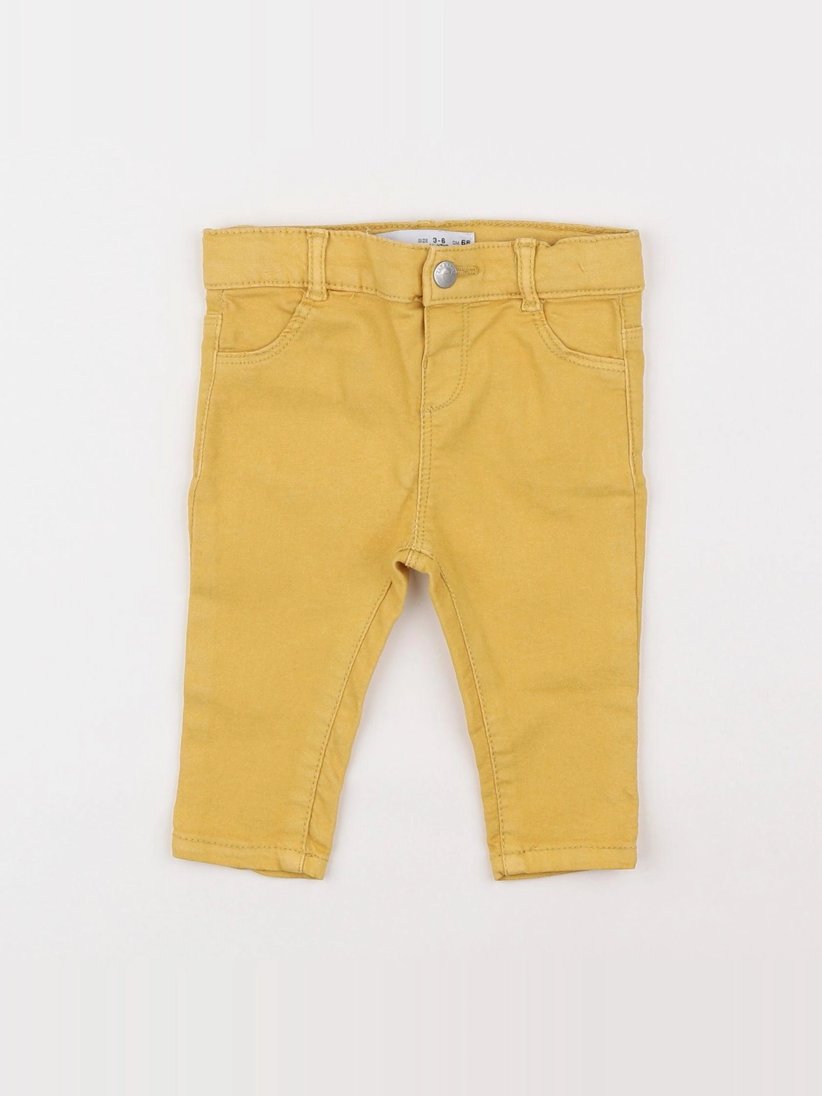 Zara - pantalon jaune - 3/6 mois