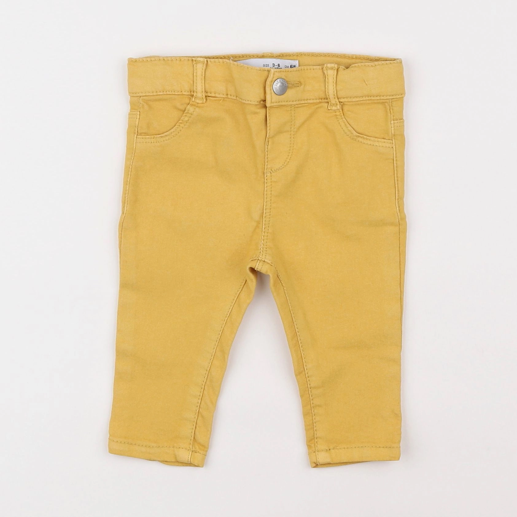 Zara - pantalon jaune - 3/6 mois