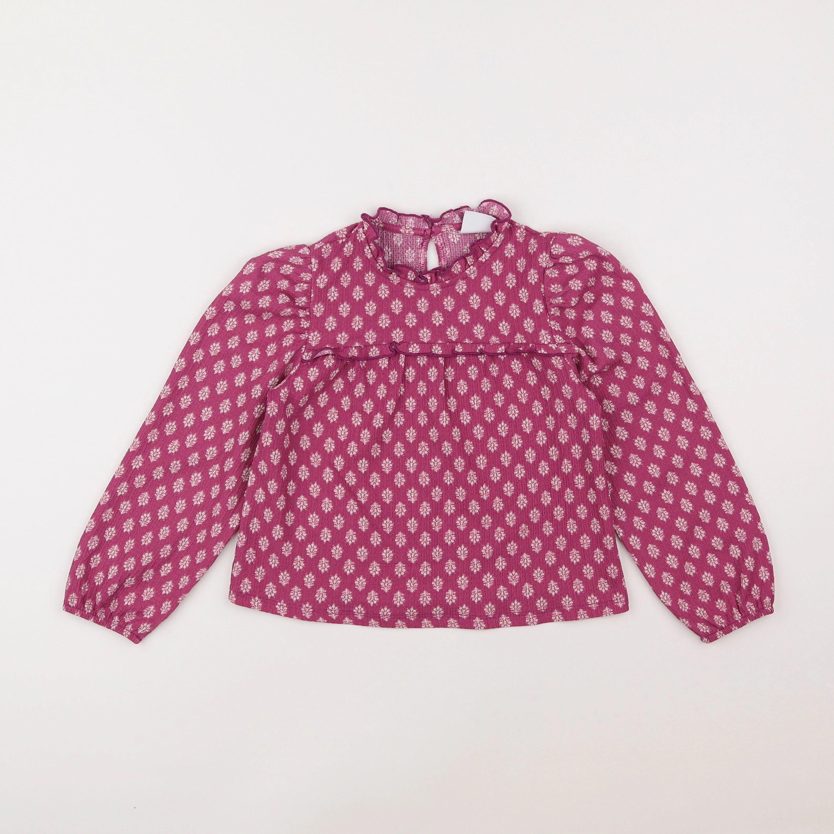 Zara - blouse rose - 6/7 ans