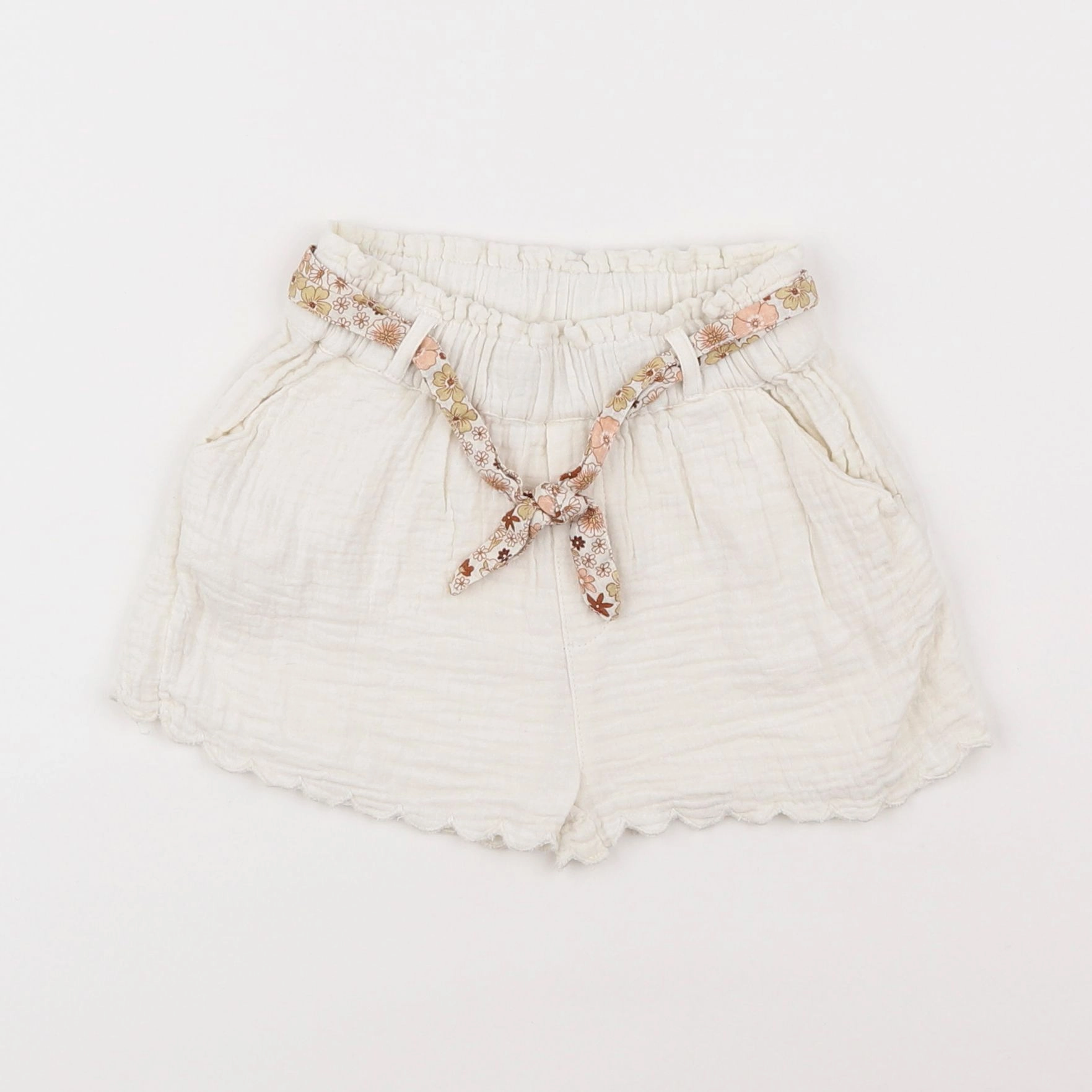 Vertbaudet - short beige - 3 ans