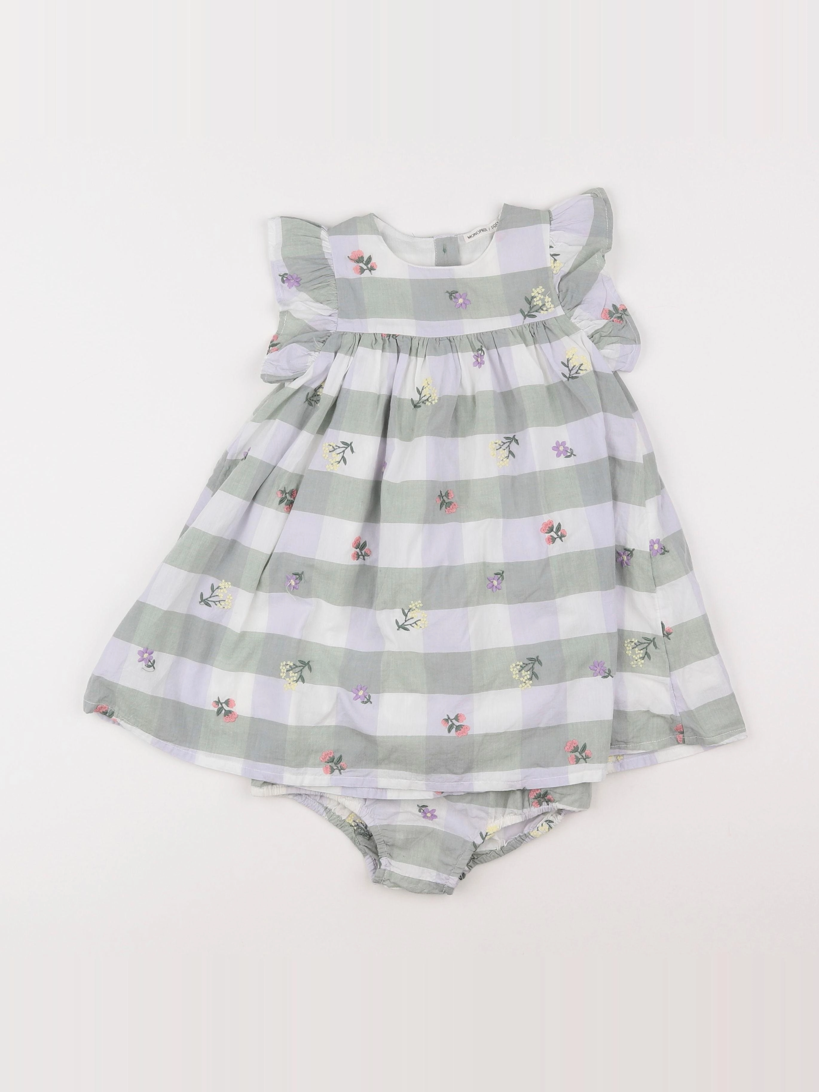 Monoprix - robe bleu - 18 mois