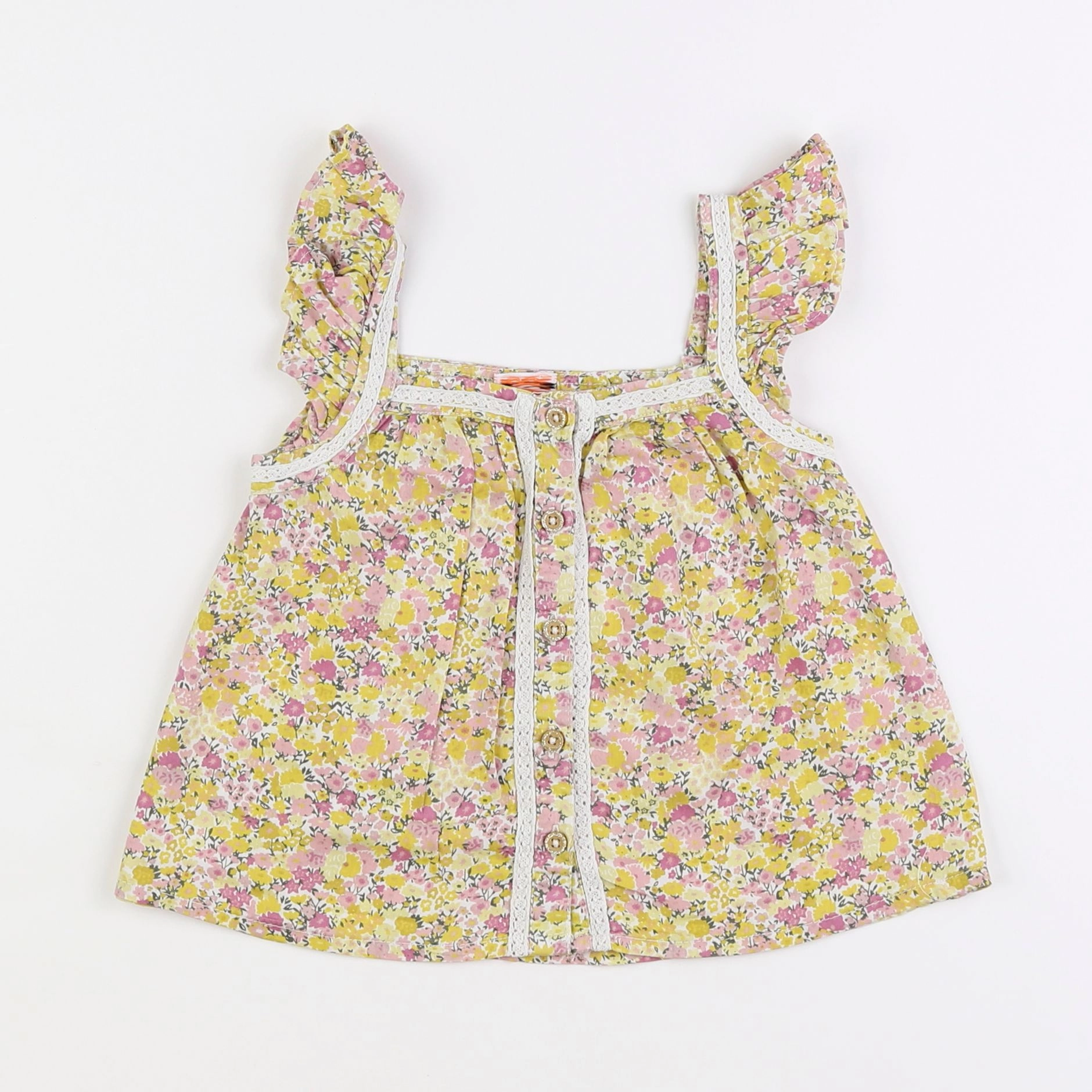 Tape à l'oeil - blouse jaune - 2 ans