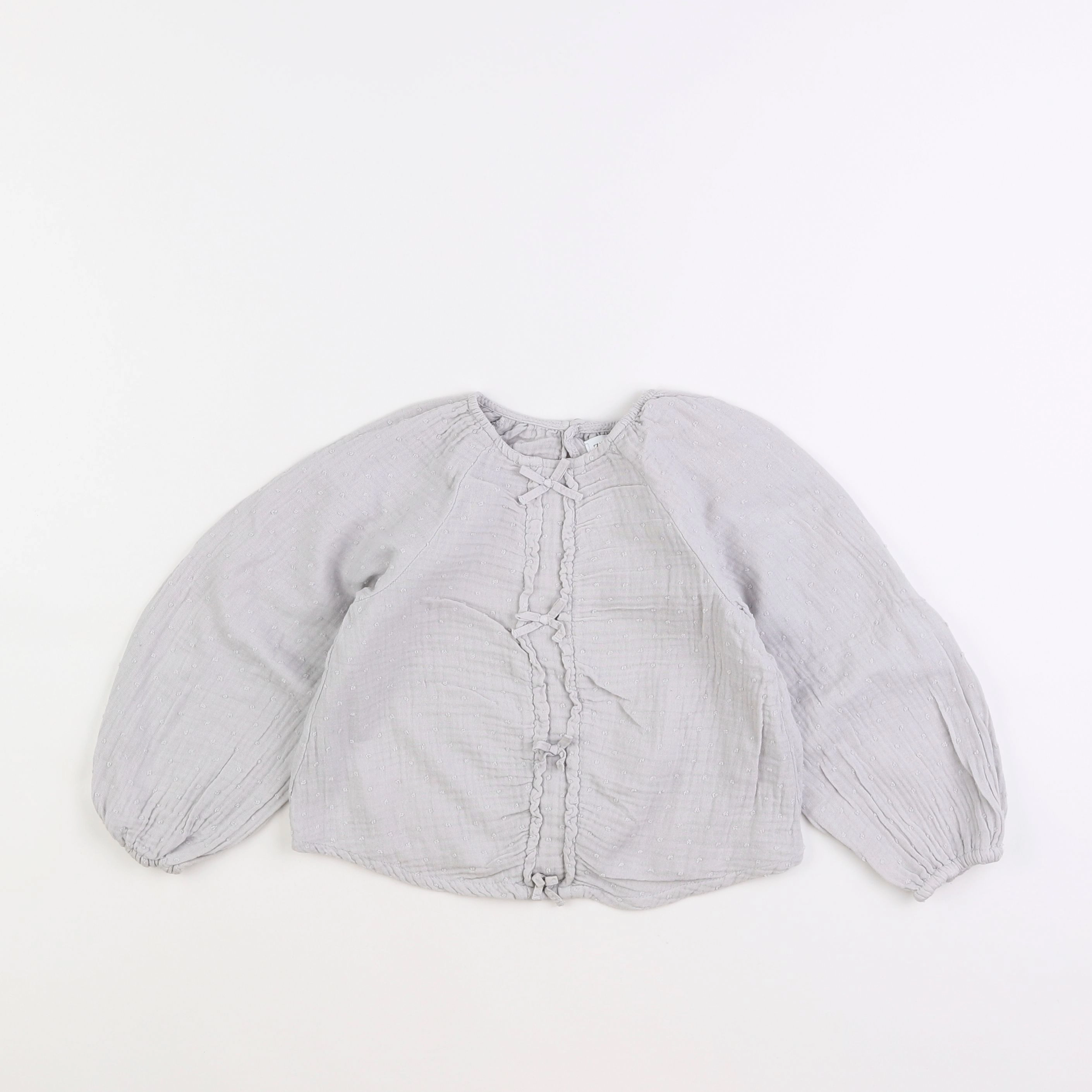 Zara - blouse gris - 4/5 ans