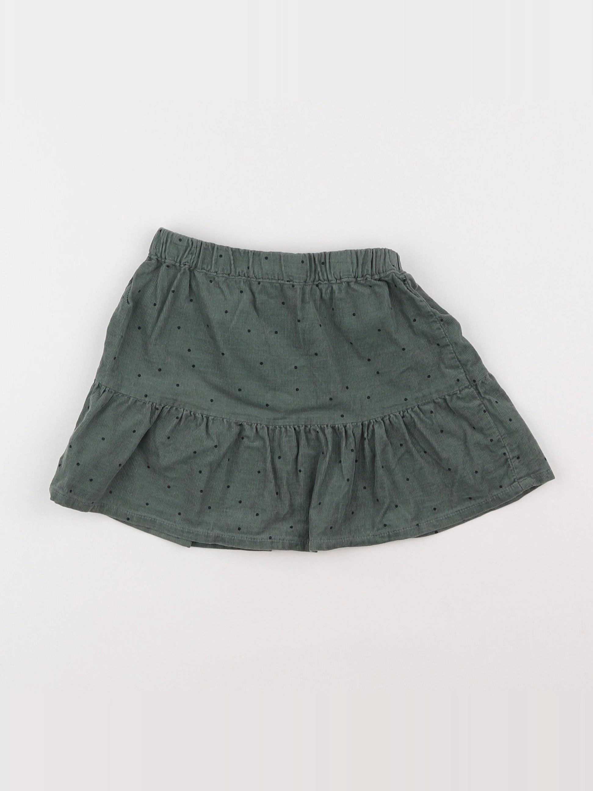 Vertbaudet - jupe vert - 4 ans