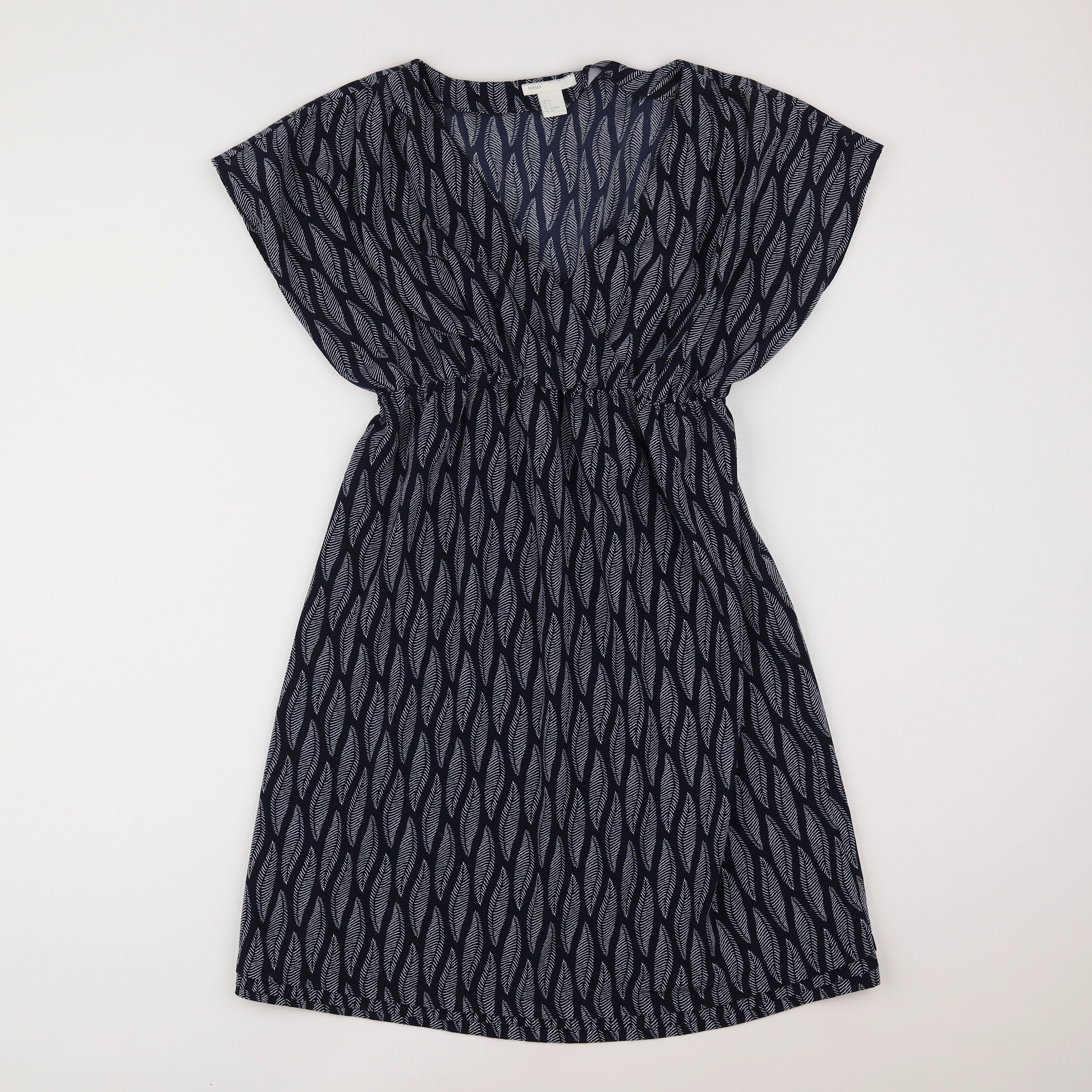 H&M - robe grossesse bleu - 36