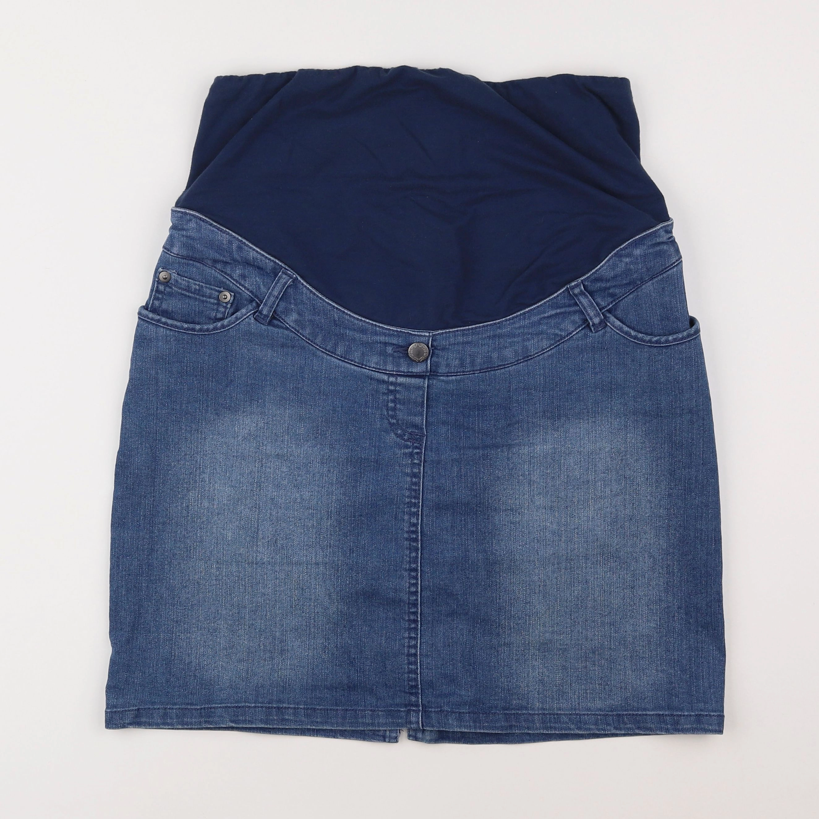 Vertbaudet - jupe grossesse bleu - 40