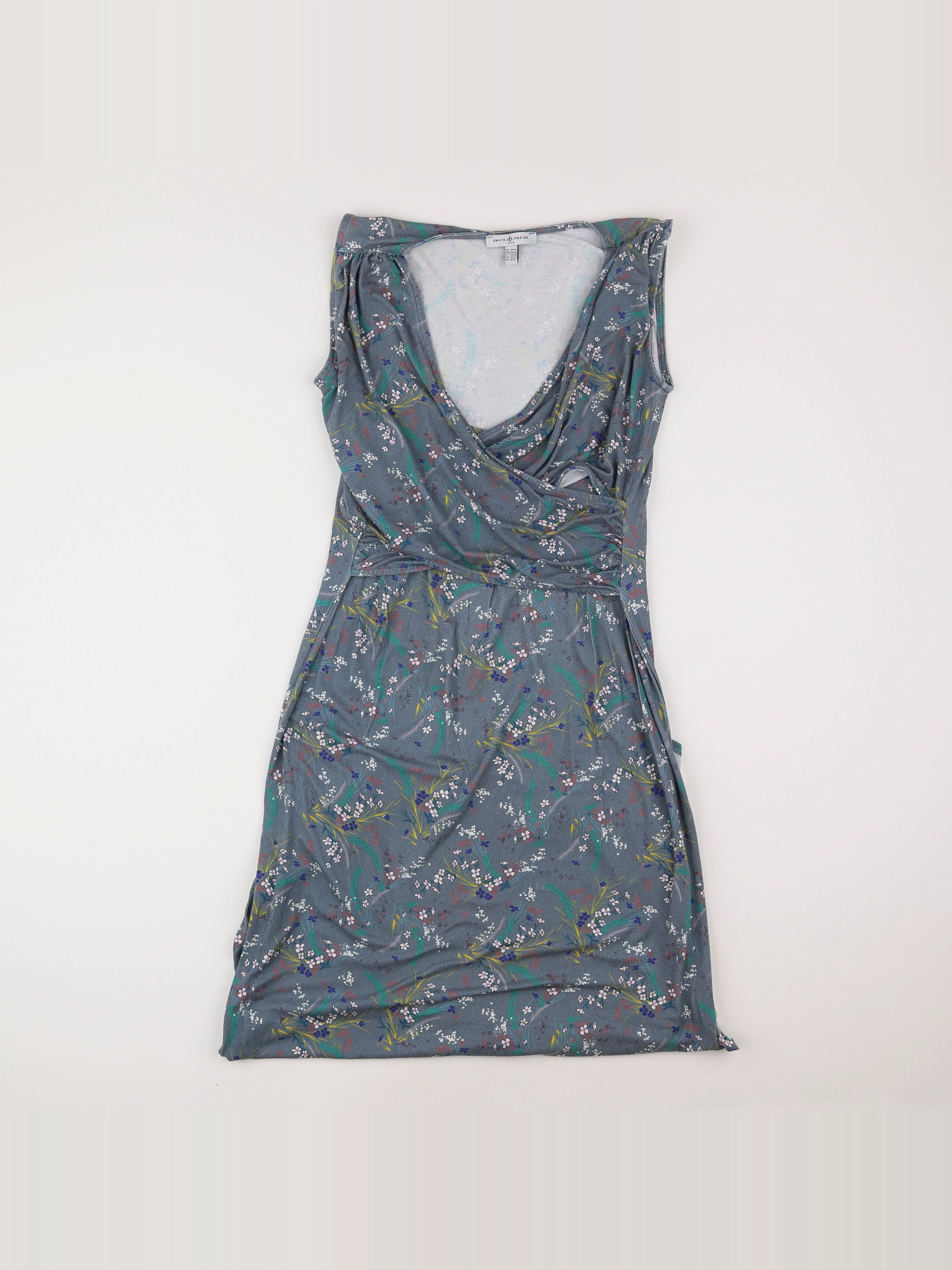 Envie de fraise - robe grossesse gris - 40 à 42