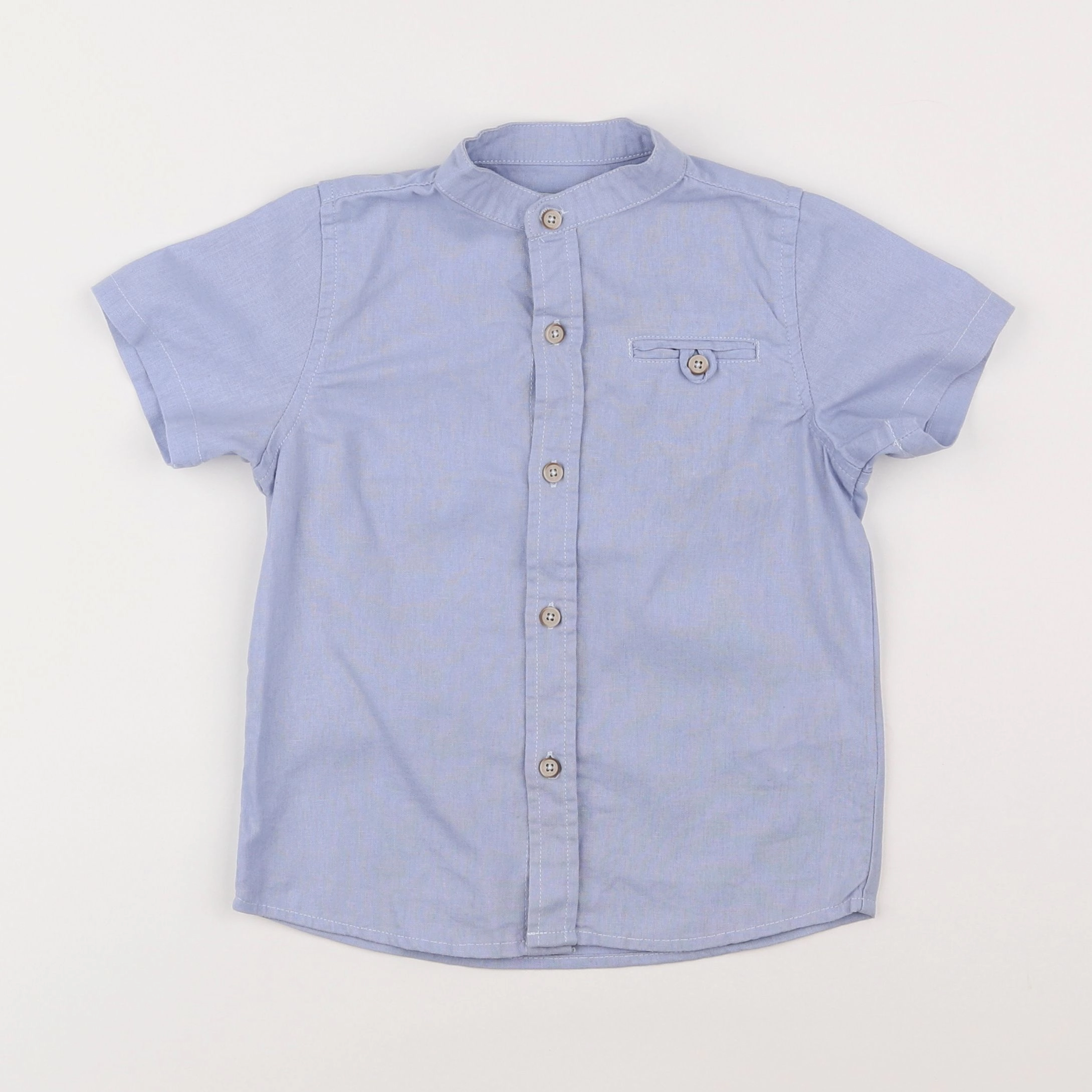 Vertbaudet - chemise bleu - 4 ans