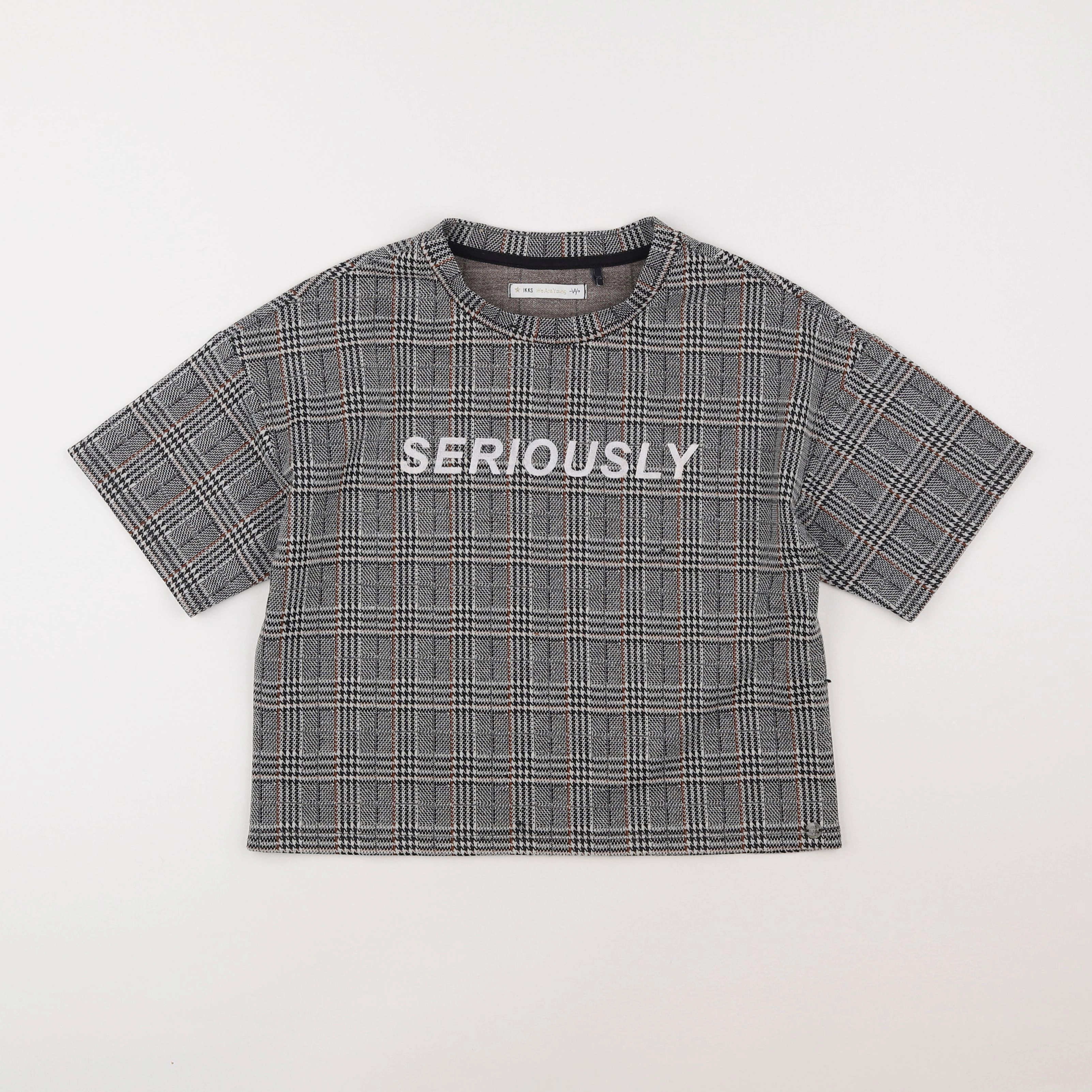 IKKS - tee-shirt gris - 12 ans