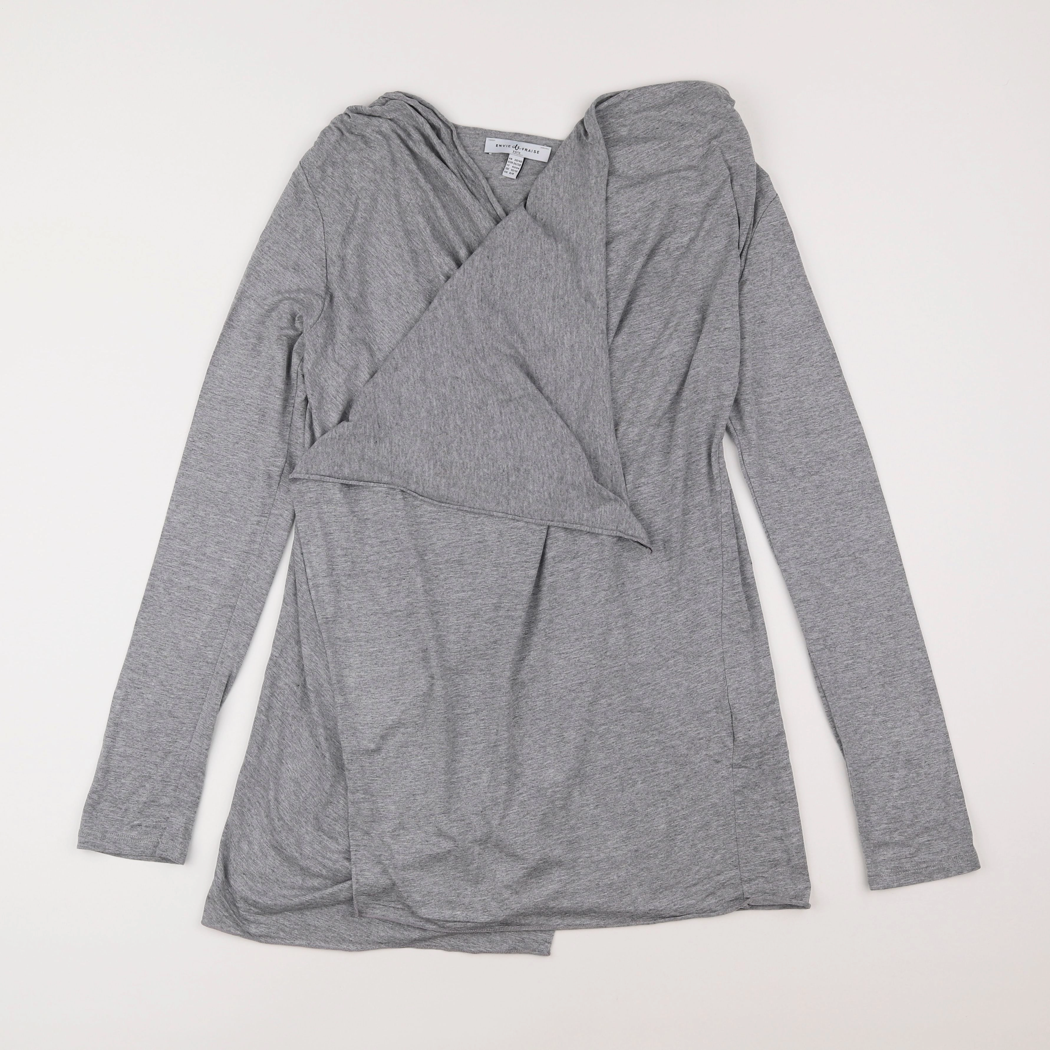 Envie de fraise - tee-shirt grossesse, allaitement gris - 38 à 40