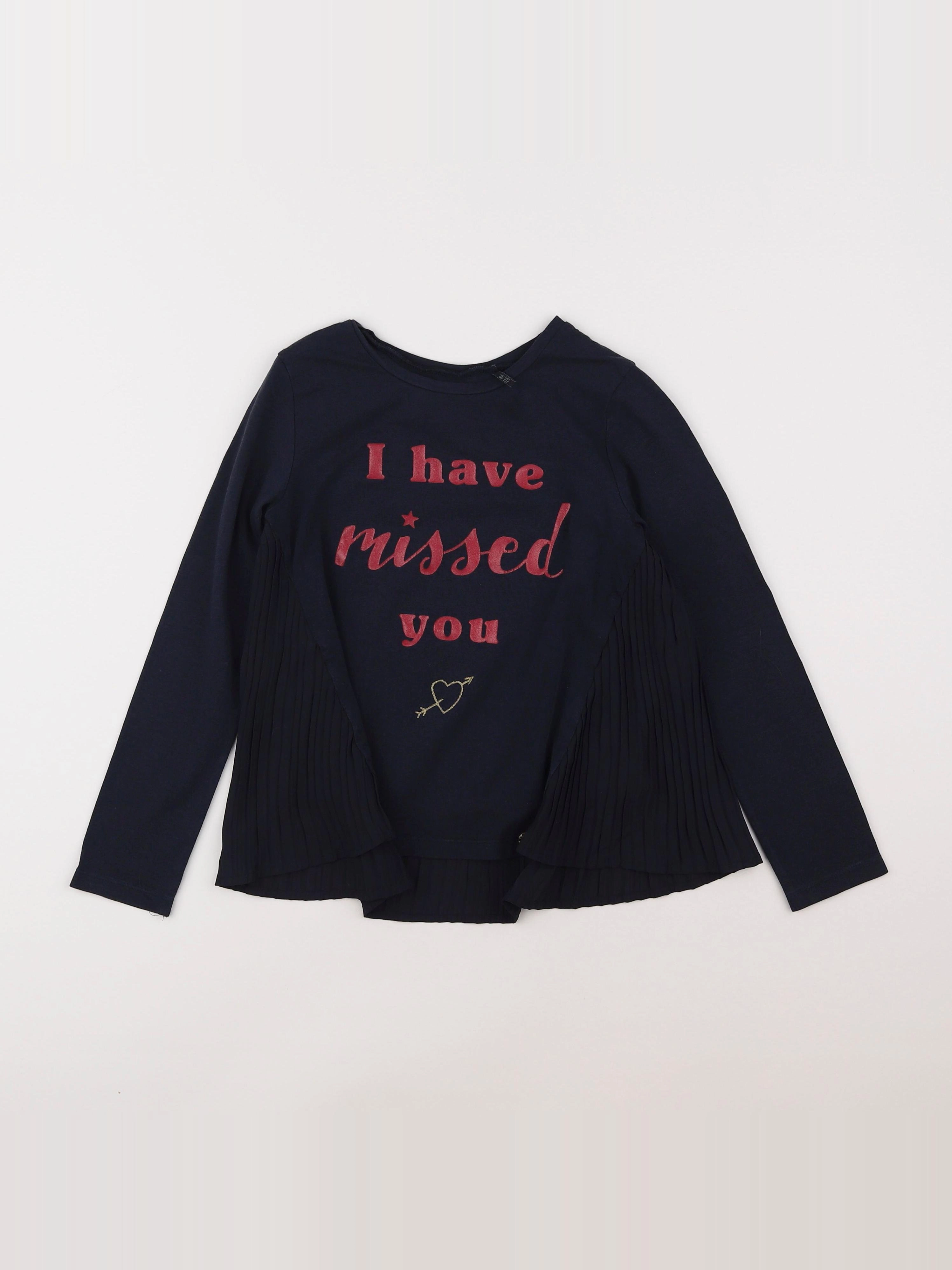 IKKS - tee-shirt bleu - 8 ans