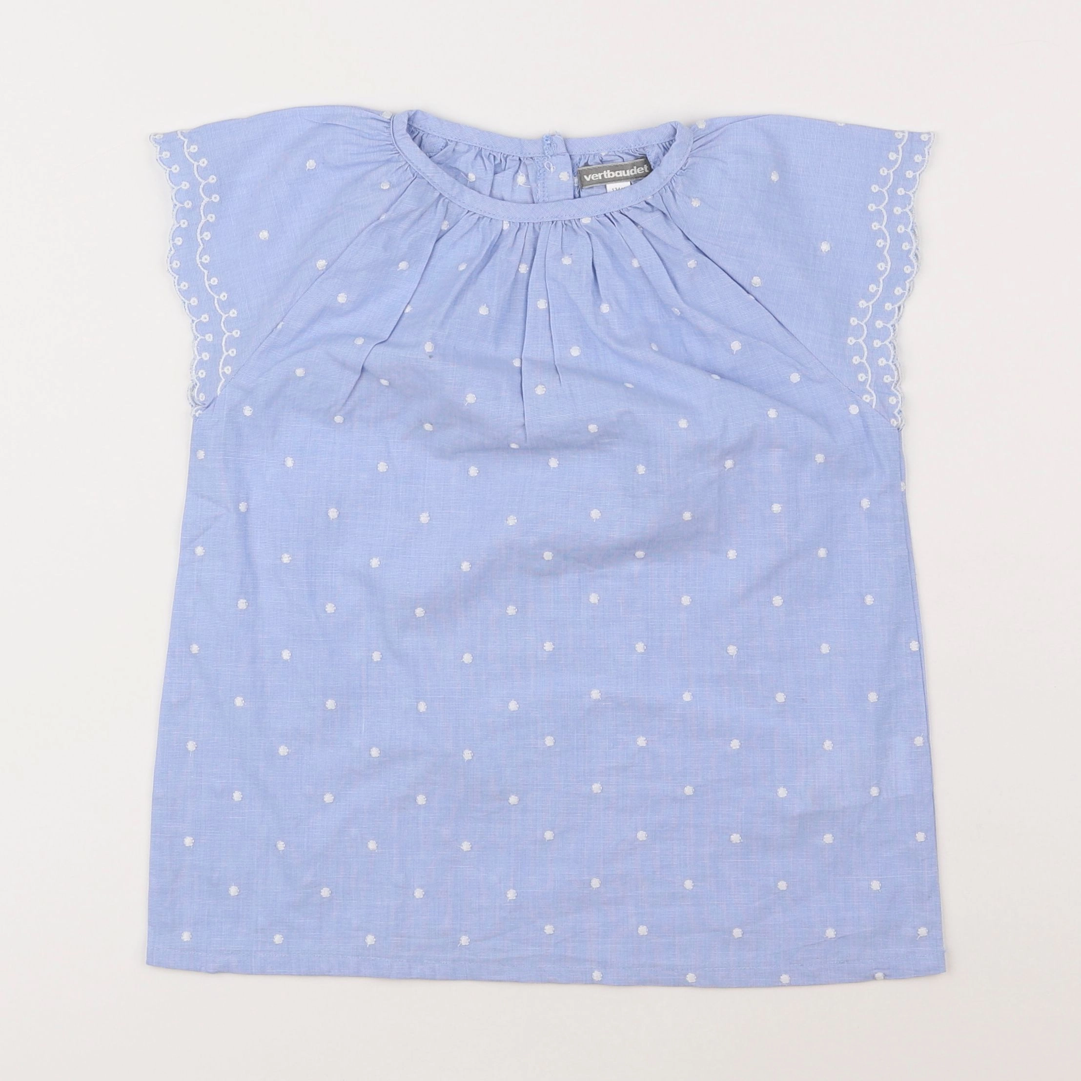 Vertbaudet - blouse bleu - 9 ans