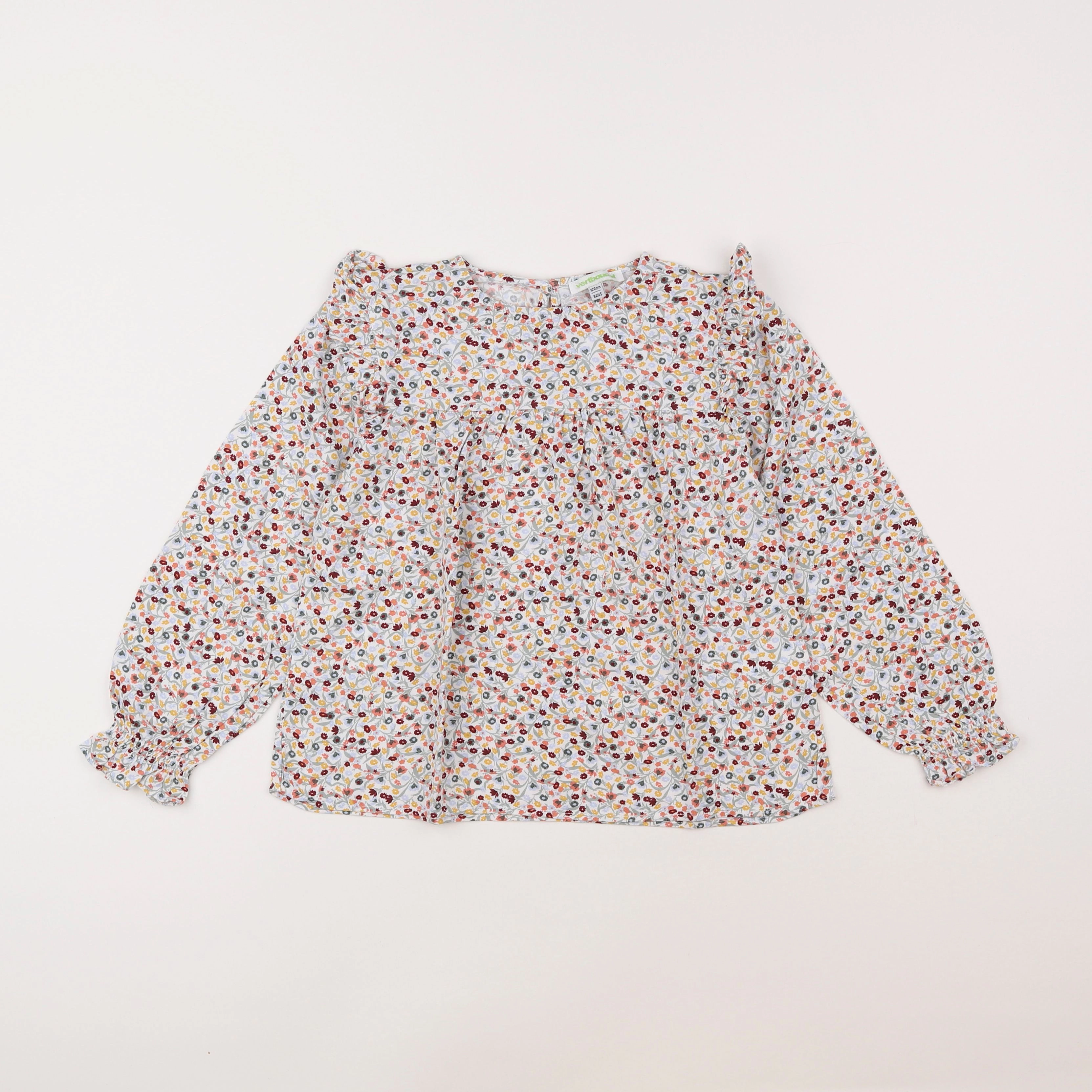 Vertbaudet - blouse multicolore - 8 ans