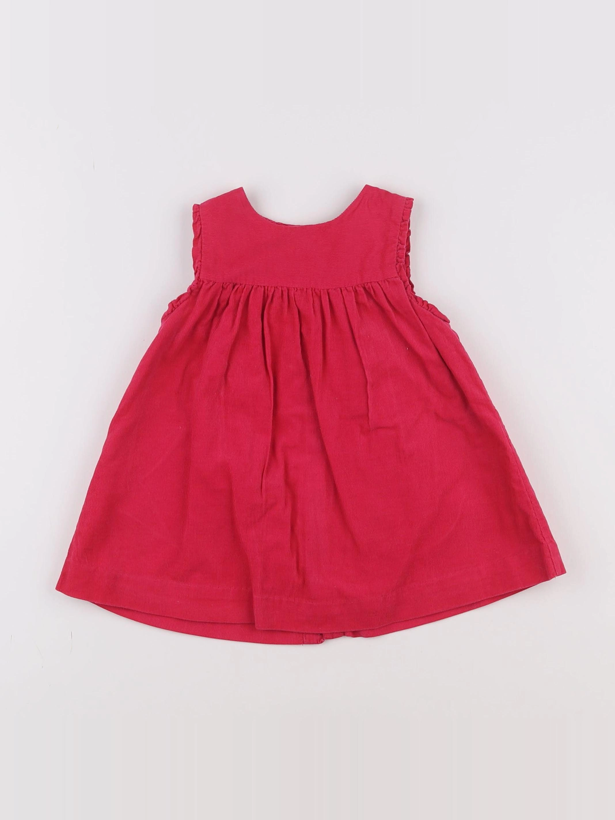 Jacadi - robe rose - 12 mois