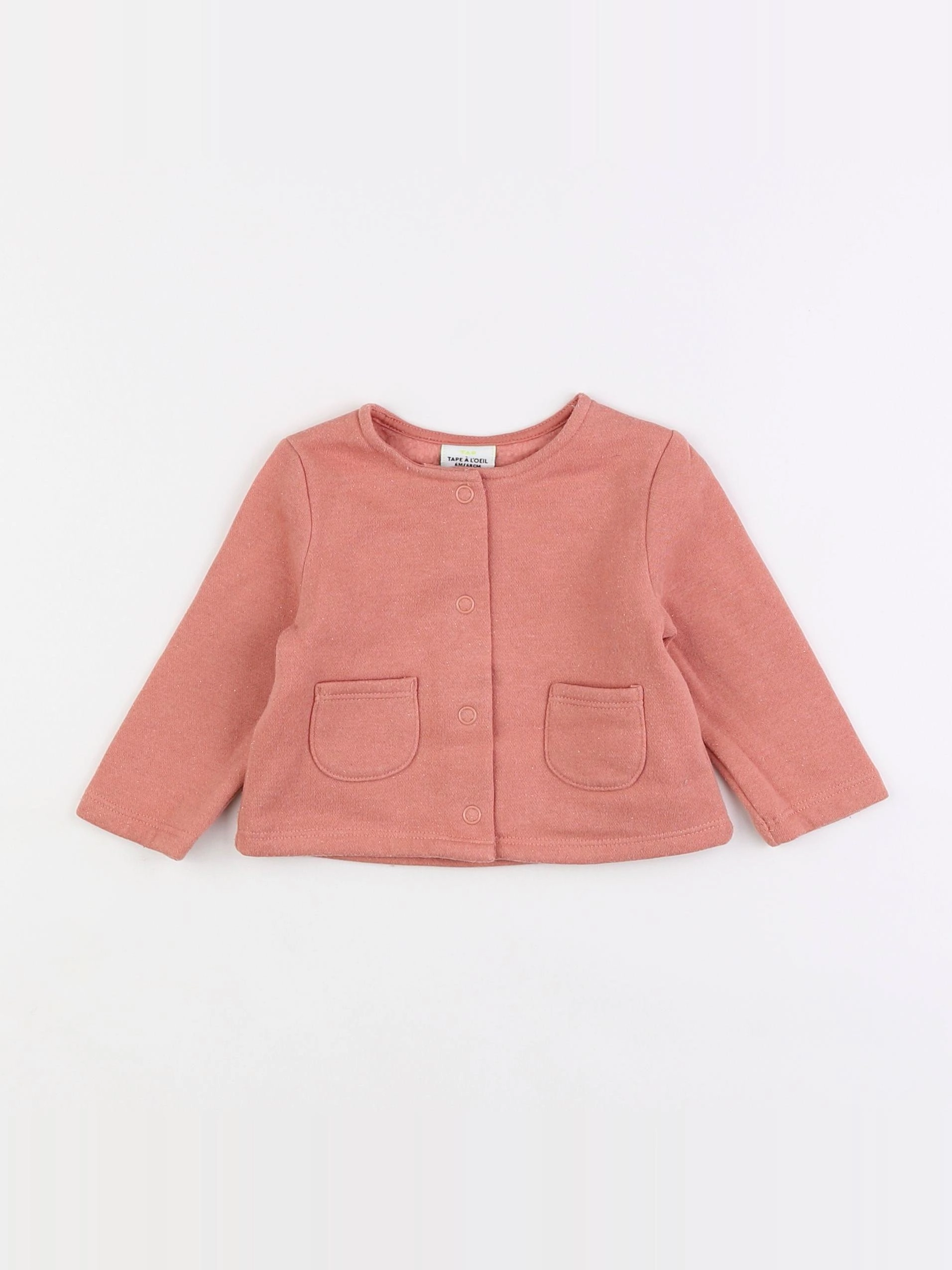 Tape à l'oeil - sweat rose - 6 mois