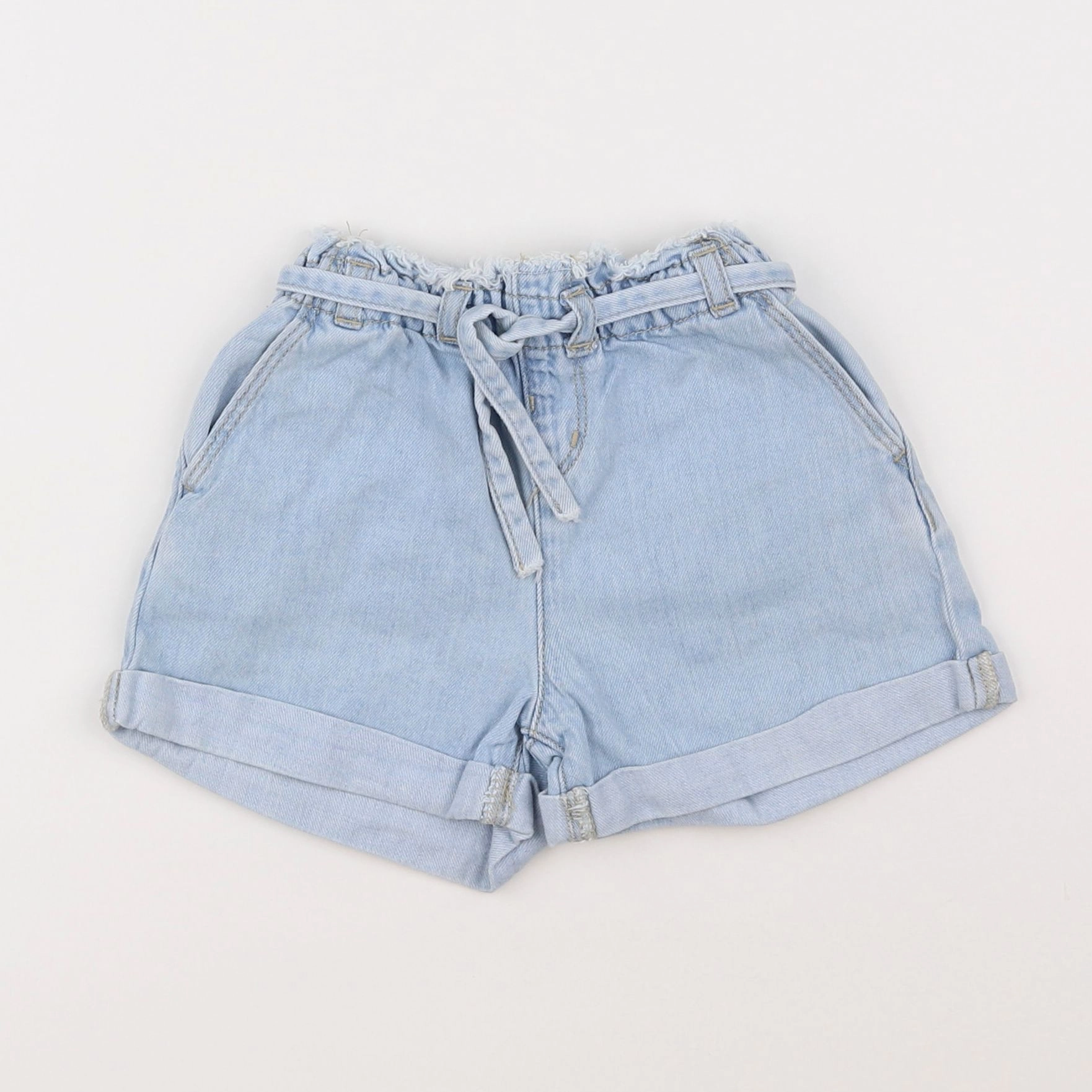 Zara - short bleu - 18 mois à 2 ans