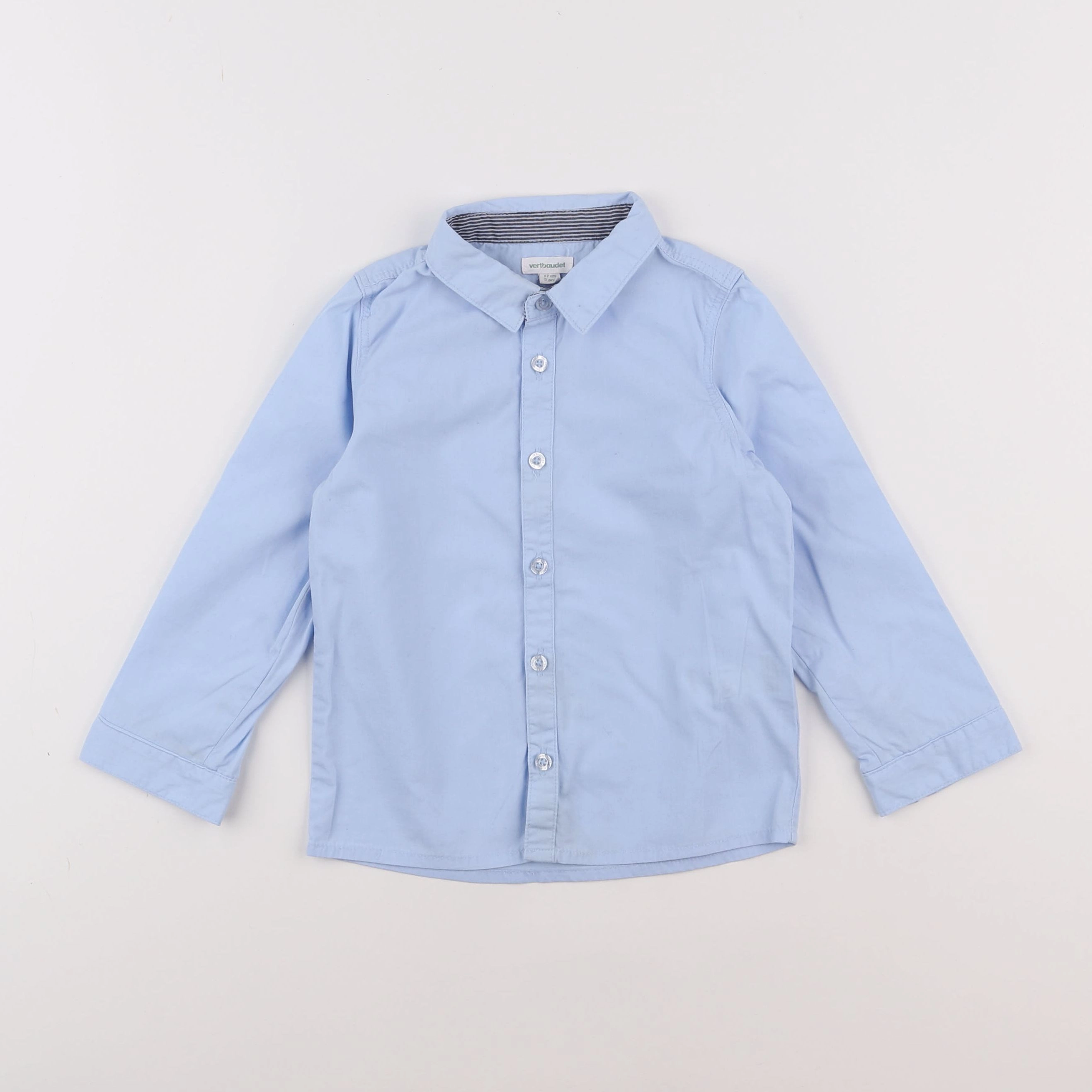 Vertbaudet - chemise bleu - 3 ans