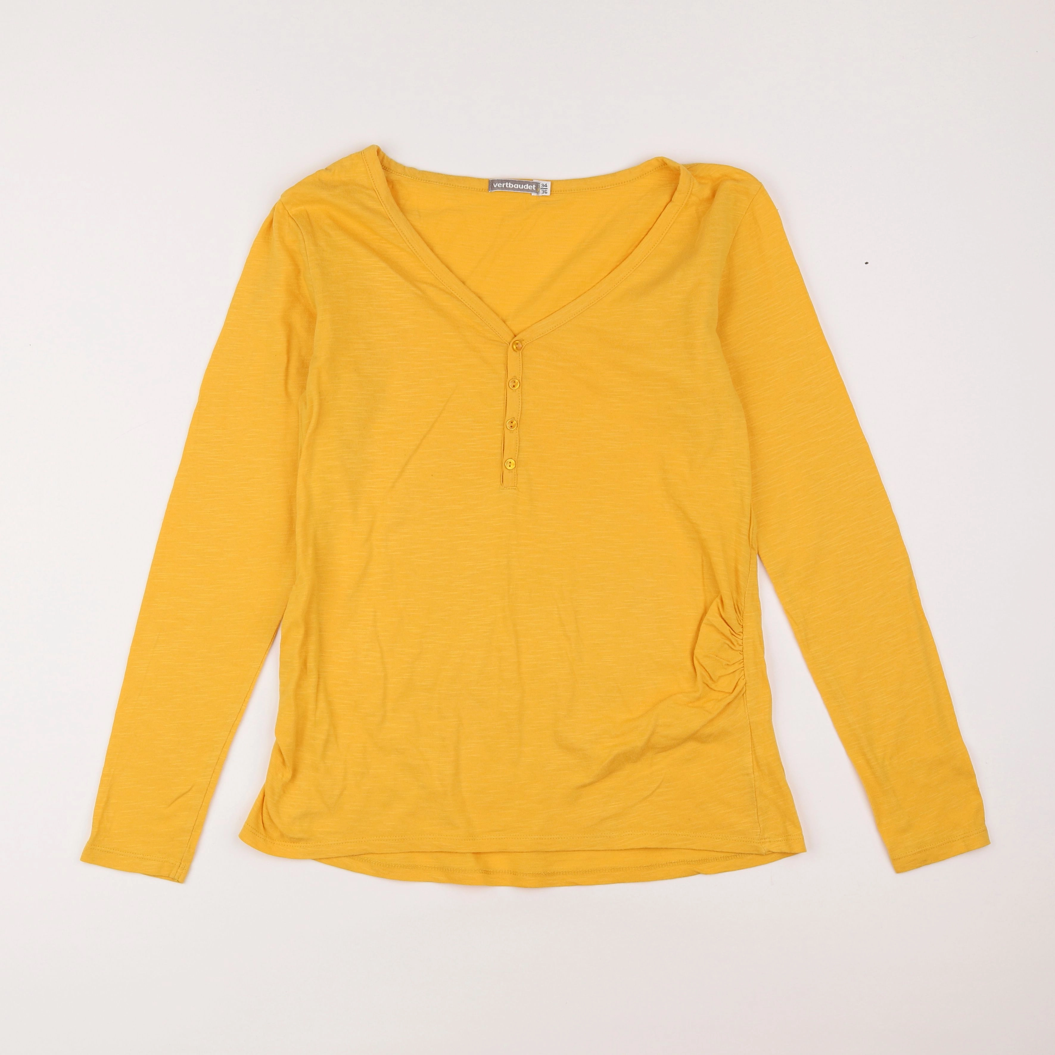 Vertbaudet - tee-shirt grossesse jaune - 34 à 36