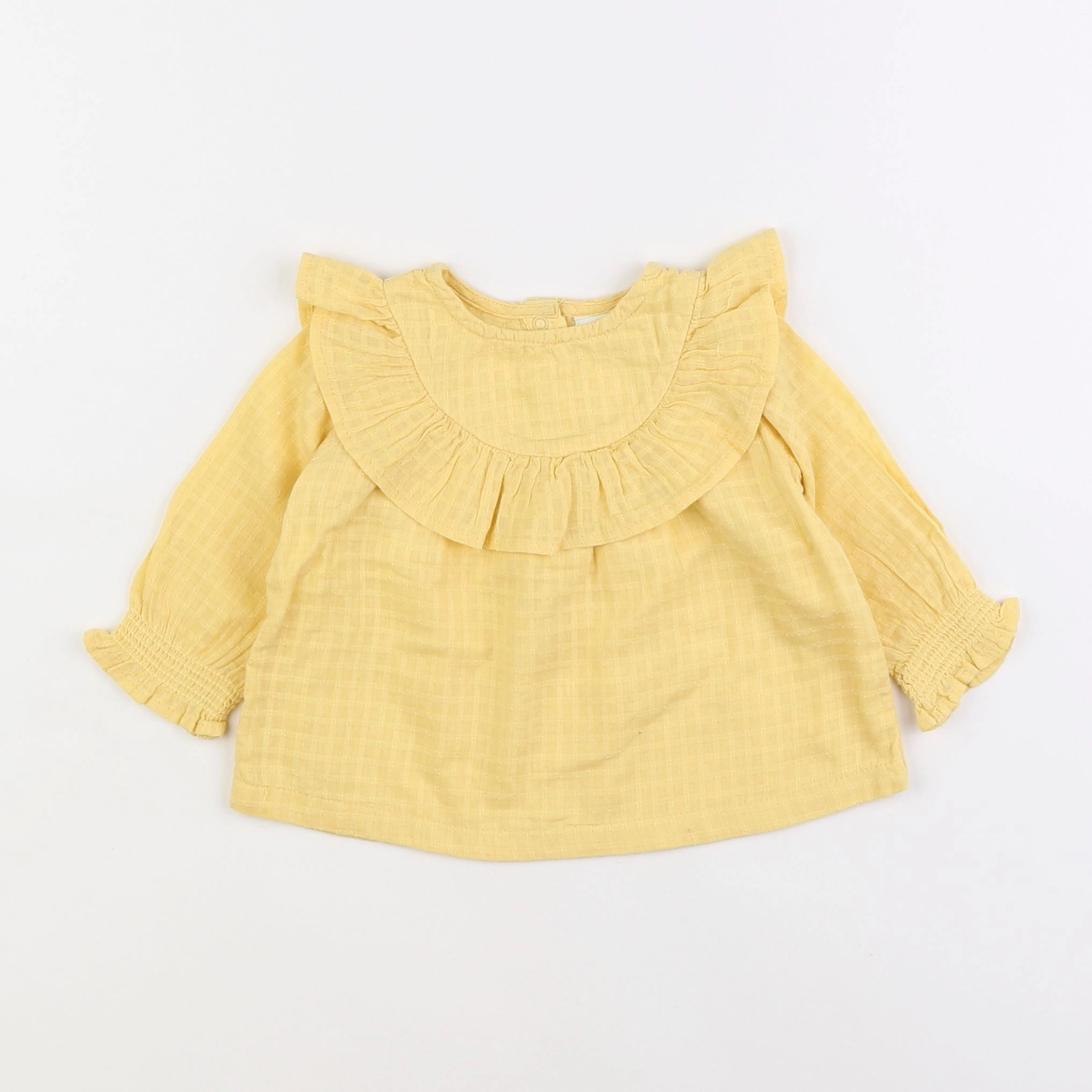 Tape à l'oeil - blouse jaune - 9 mois