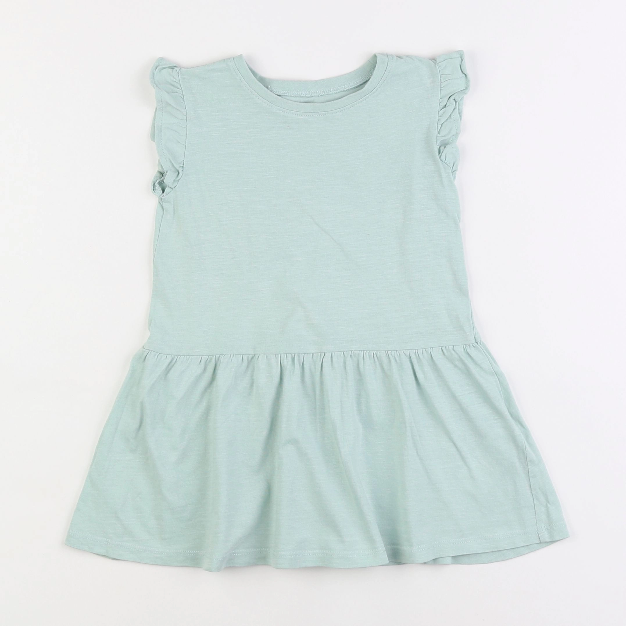 Vertbaudet - robe vert - 3 ans