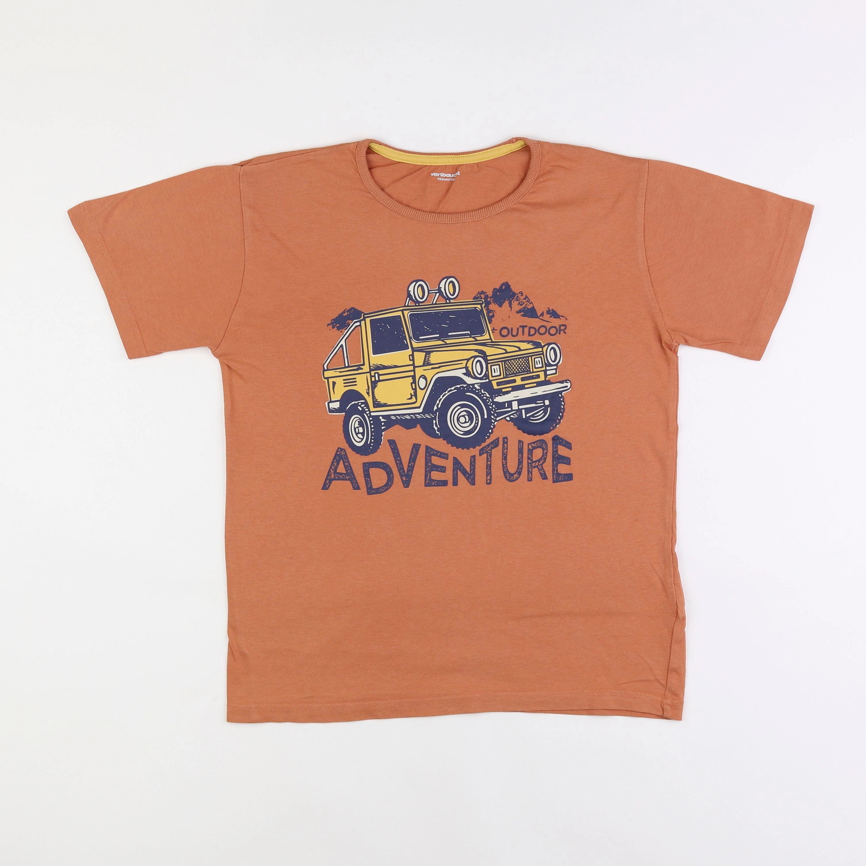 Vertbaudet - tee-shirt orange - 12 ans