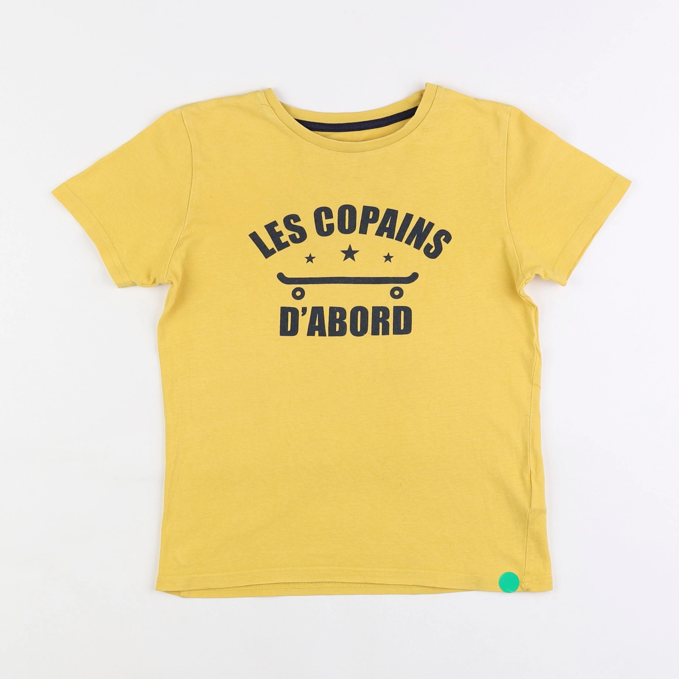 Vertbaudet - tee-shirt jaune - 8 ans