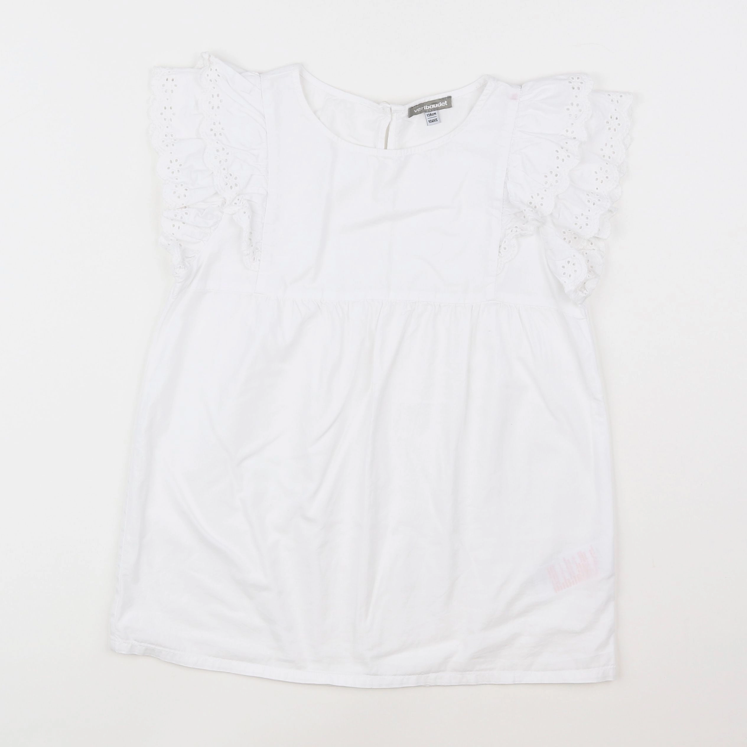 Vertbaudet - blouse blanc - 10 ans