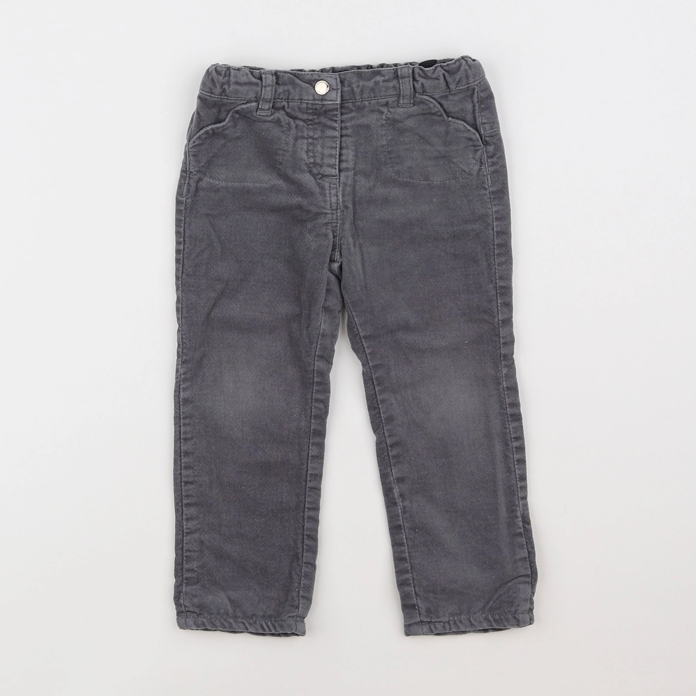 Vertbaudet - pantalon gris - 2 ans