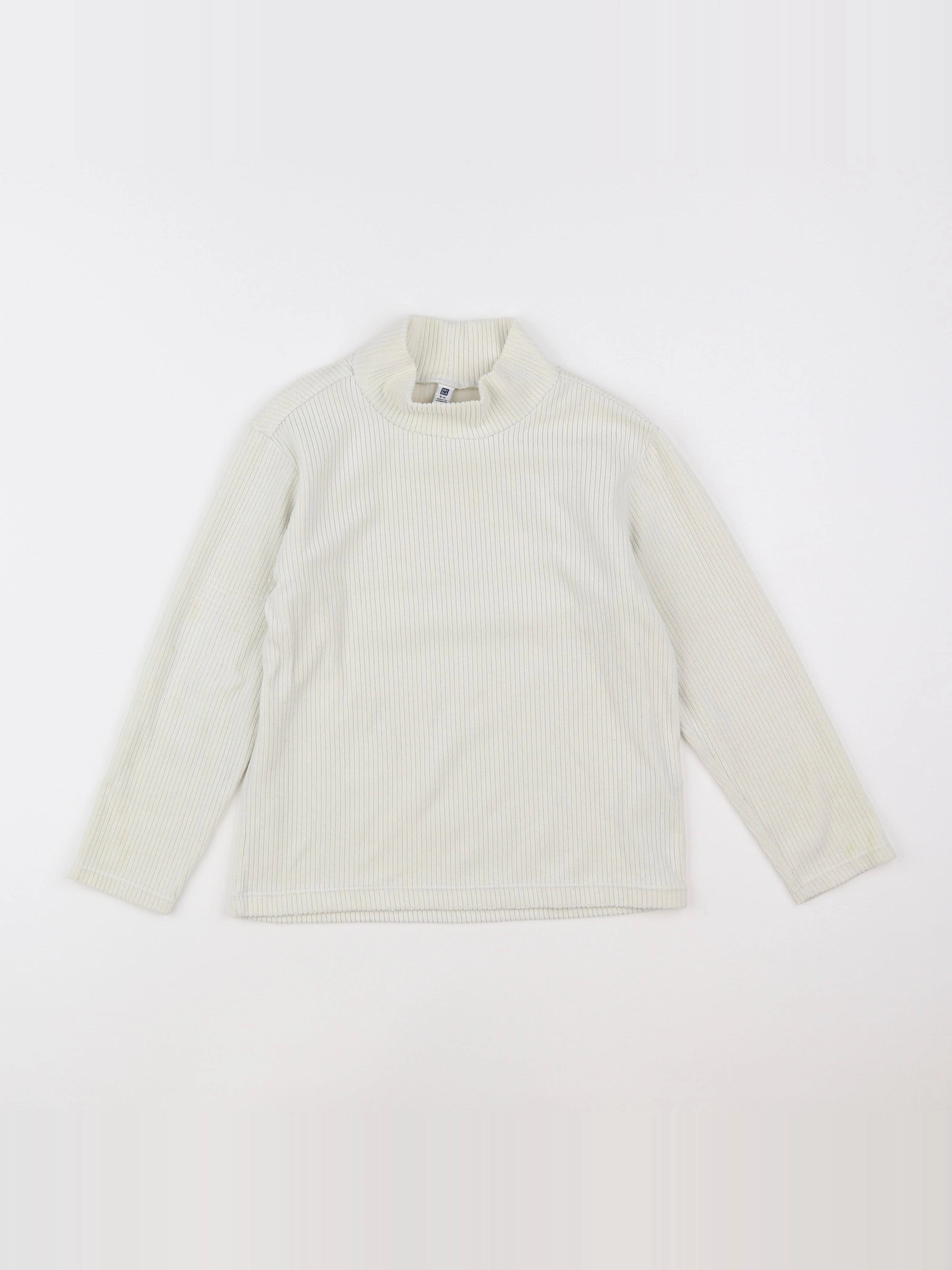 Uniqlo - sous-pull beige - 5/6 ans