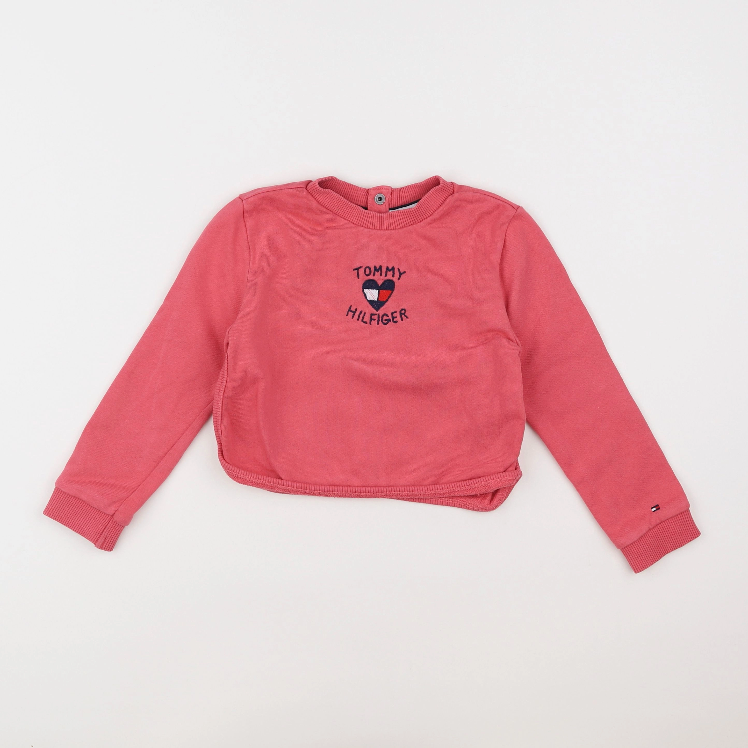 Tommy Hilfiger - sweat rose - 2/3 ans