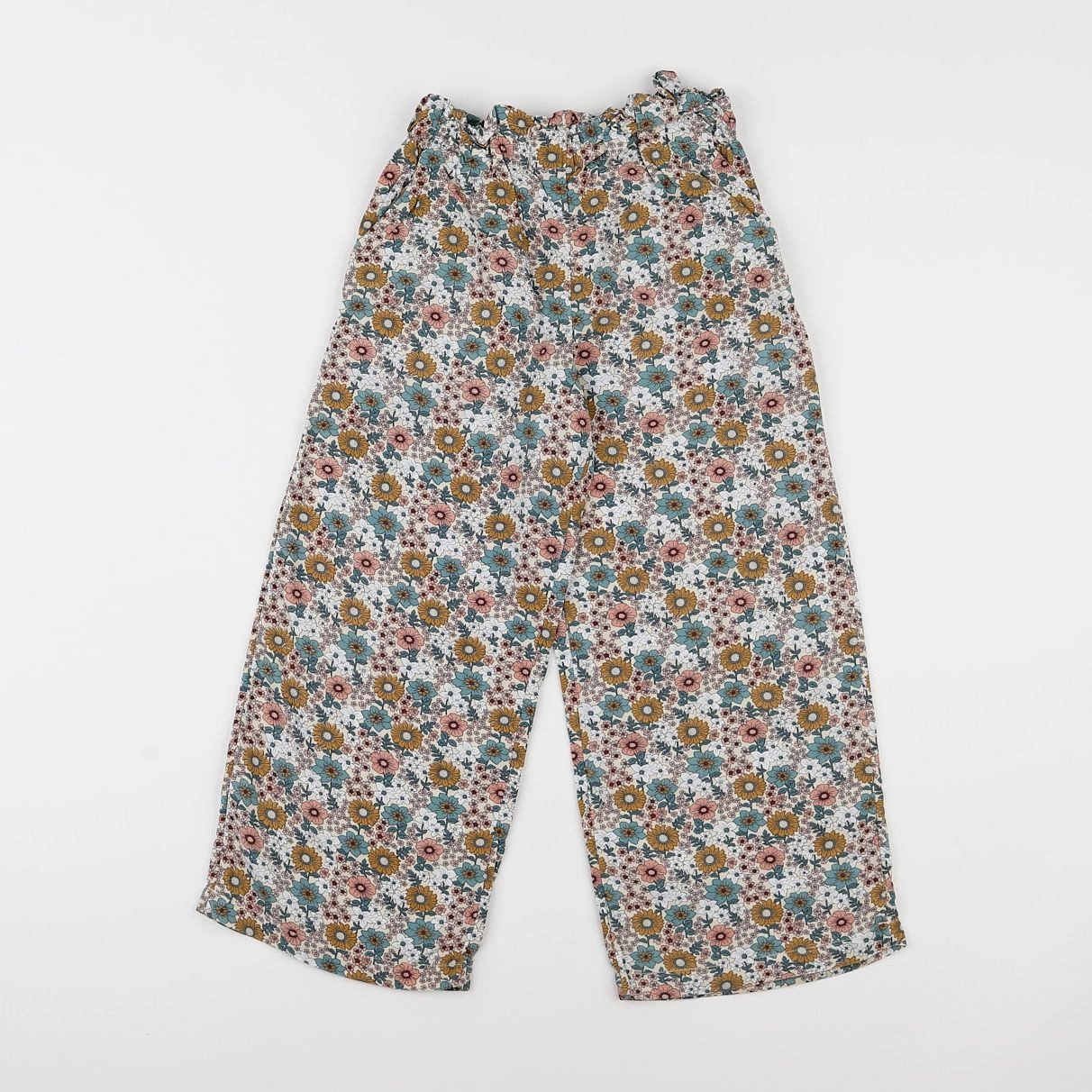 Vertbaudet - pantalon multicolore - 7 ans