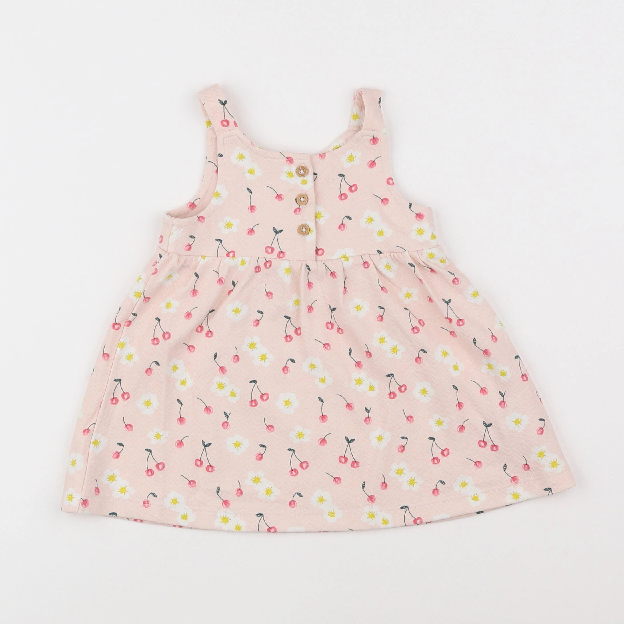 Vertbaudet - robe rose - 9 mois